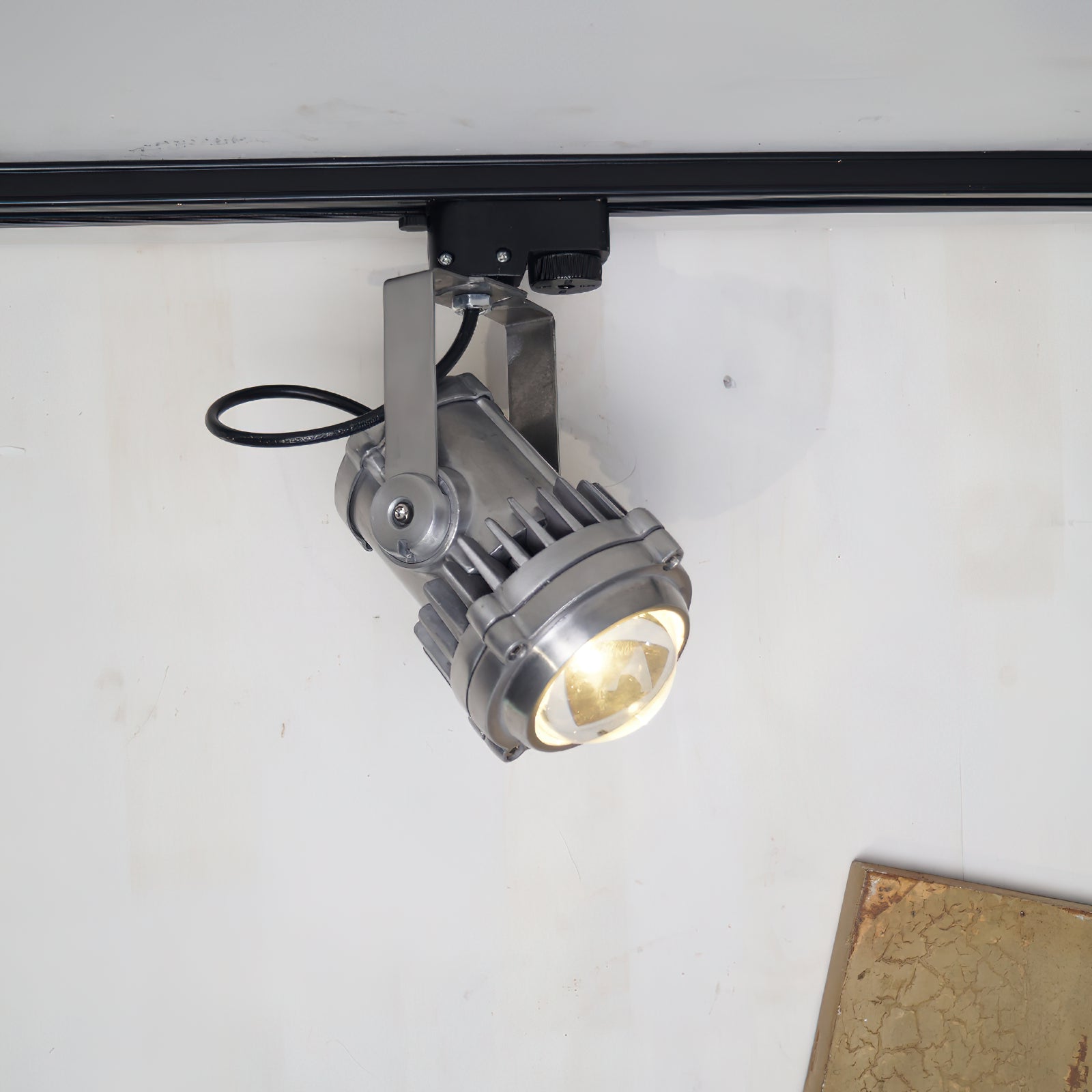 Avvelos Schienenspots Glas Retro Industrial-Letslighting