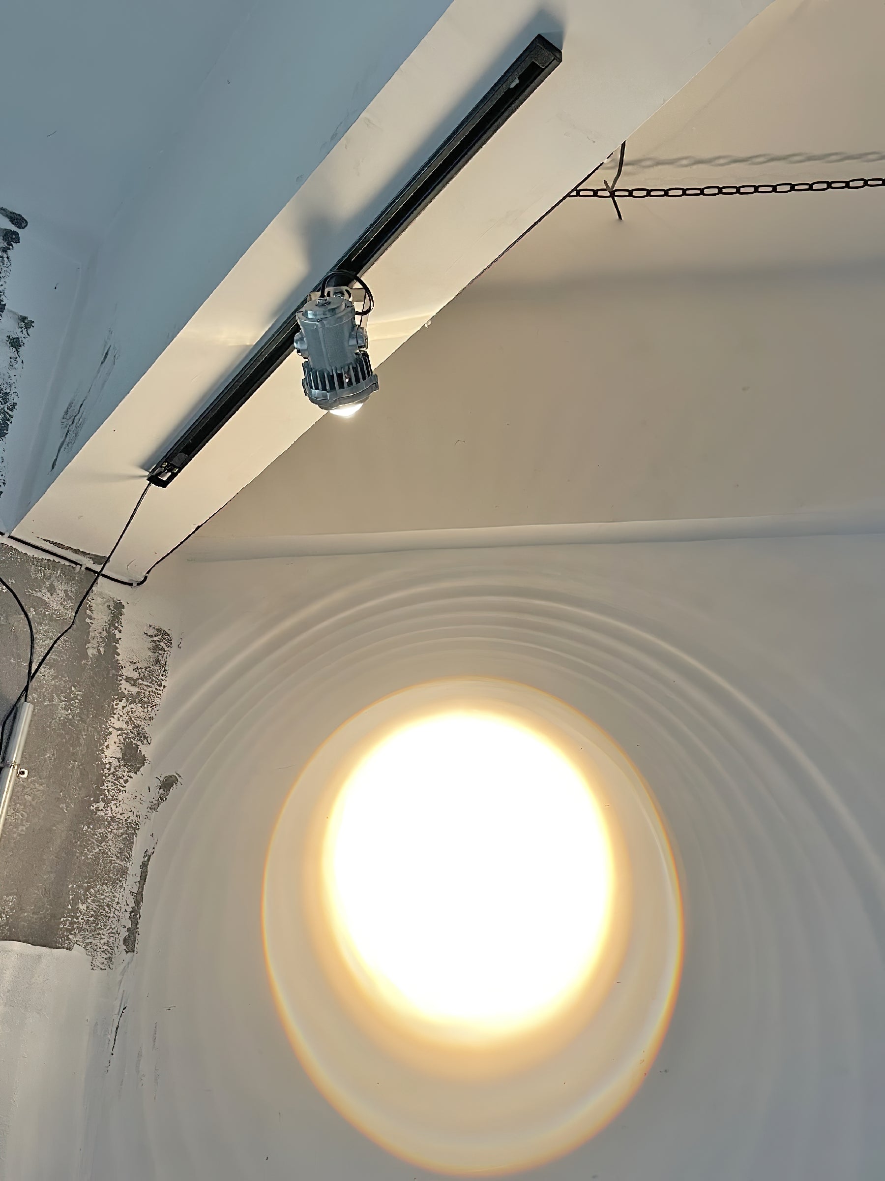 Avvelos Schienenspots Glas Retro Industrial-Letslighting