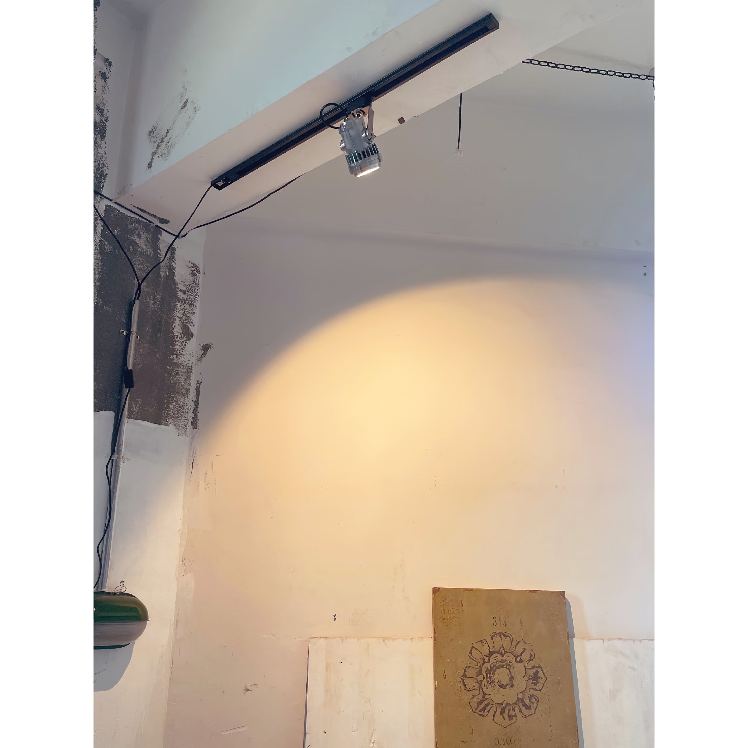 Avvelos Schienenspots Glas Retro Industrial-Letslighting