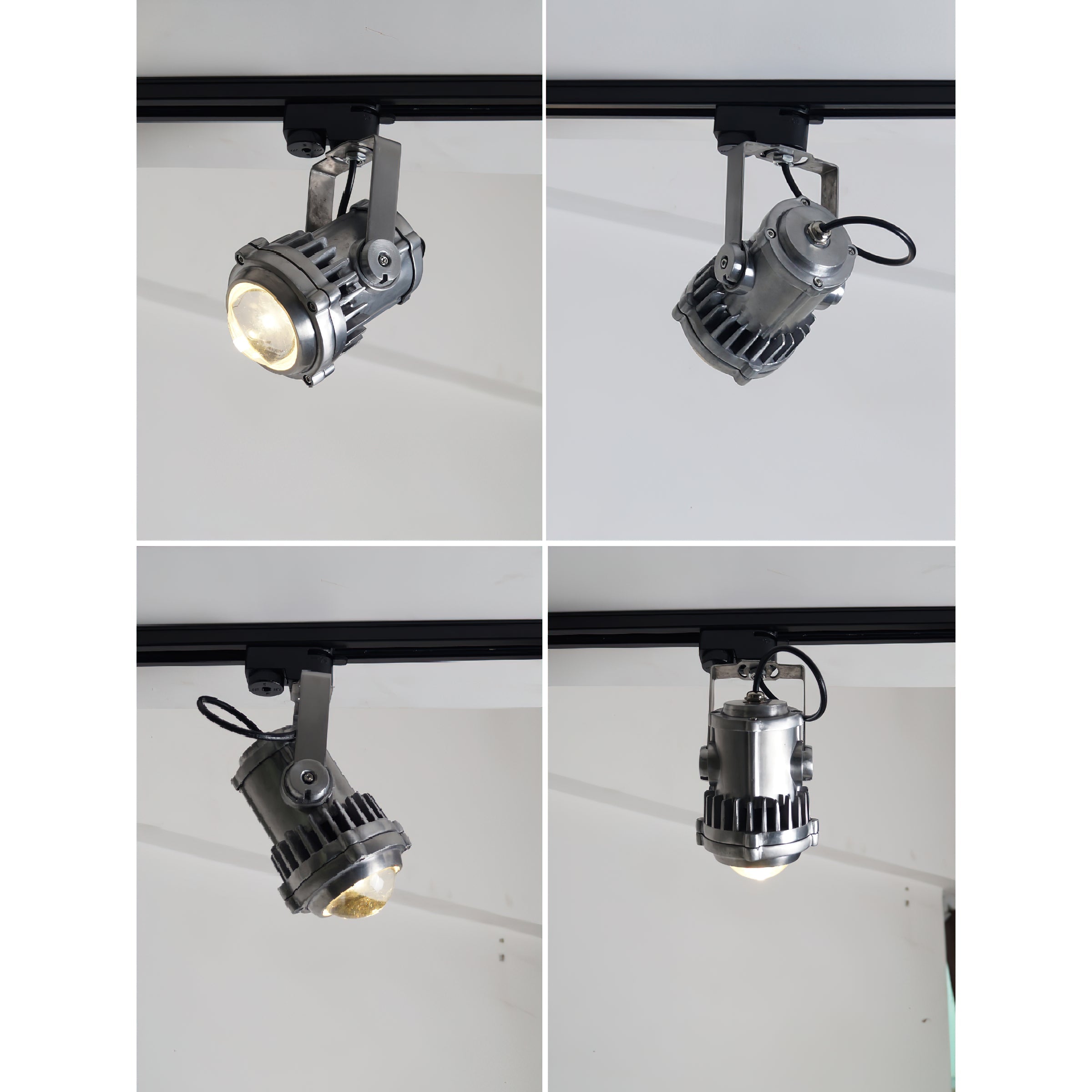 Avvelos Schienenspots Glas Retro Industrial-Letslighting