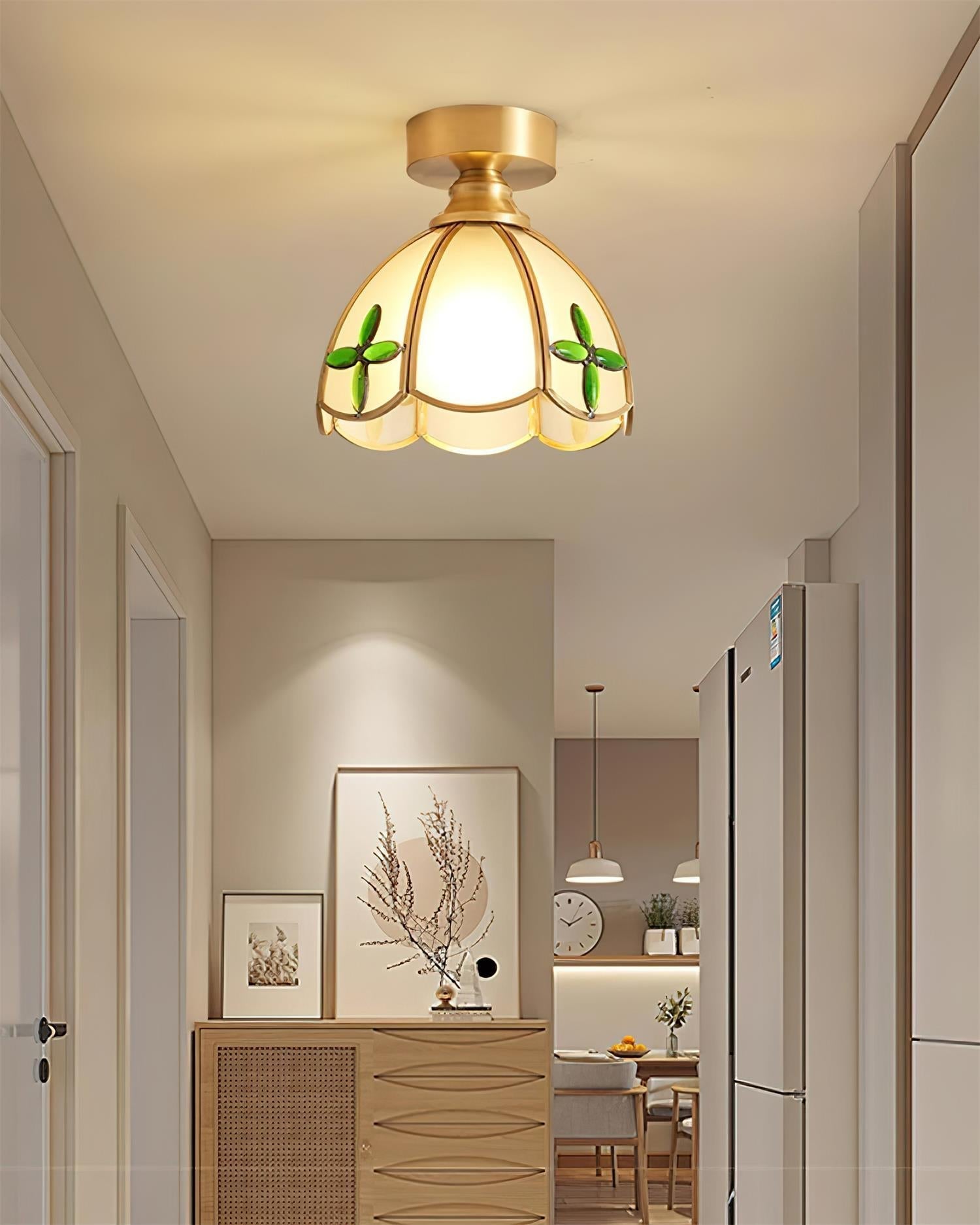 Civelle Tiffany-Stil Buntglas-Deckenleuchte-Letslighting