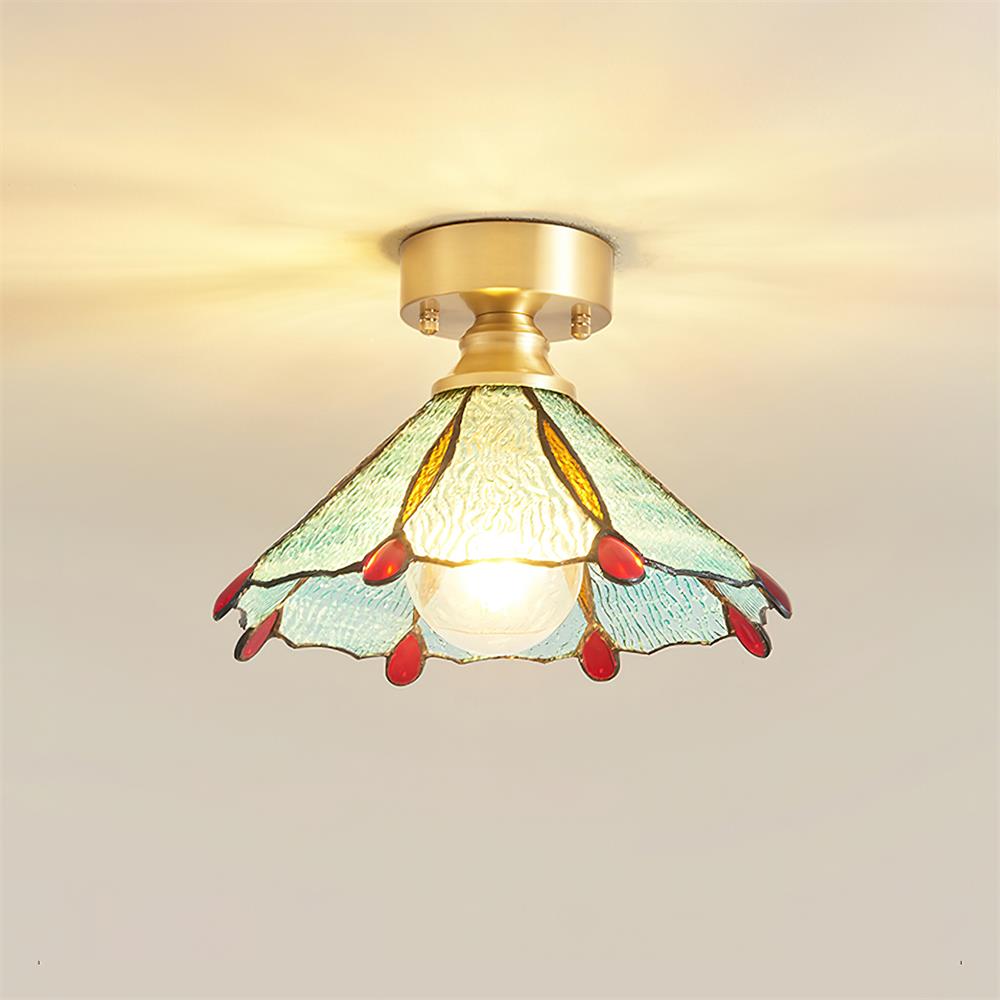 Civelle Tiffany-Stil Buntglas-Deckenleuchte-Letslighting