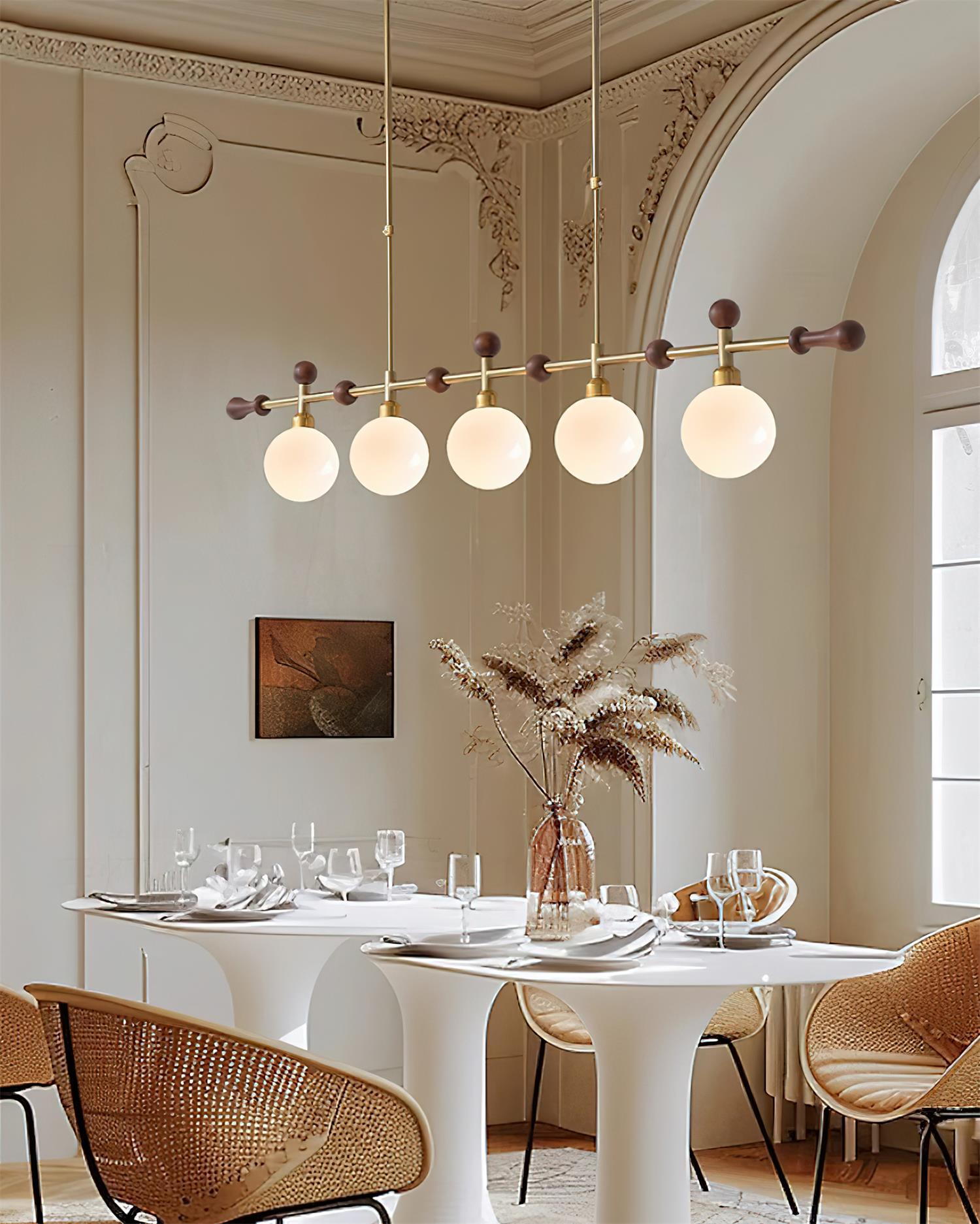 Kronleuchter Linear Globus LED Glühbirne Esszimmer Küche Insel-Letslighting