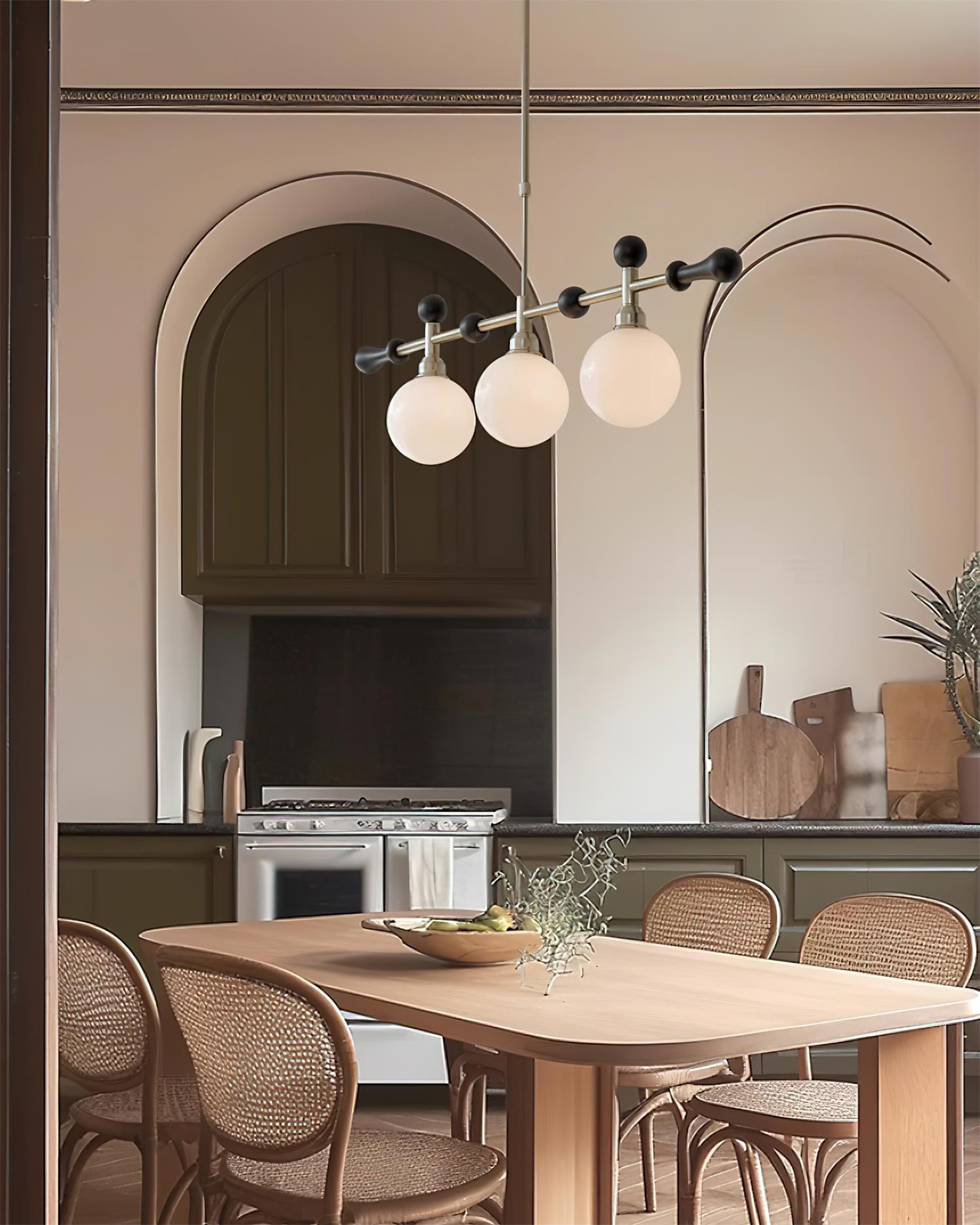 Kronleuchter Linear Globus LED Glühbirne Esszimmer Küche Insel-Letslighting