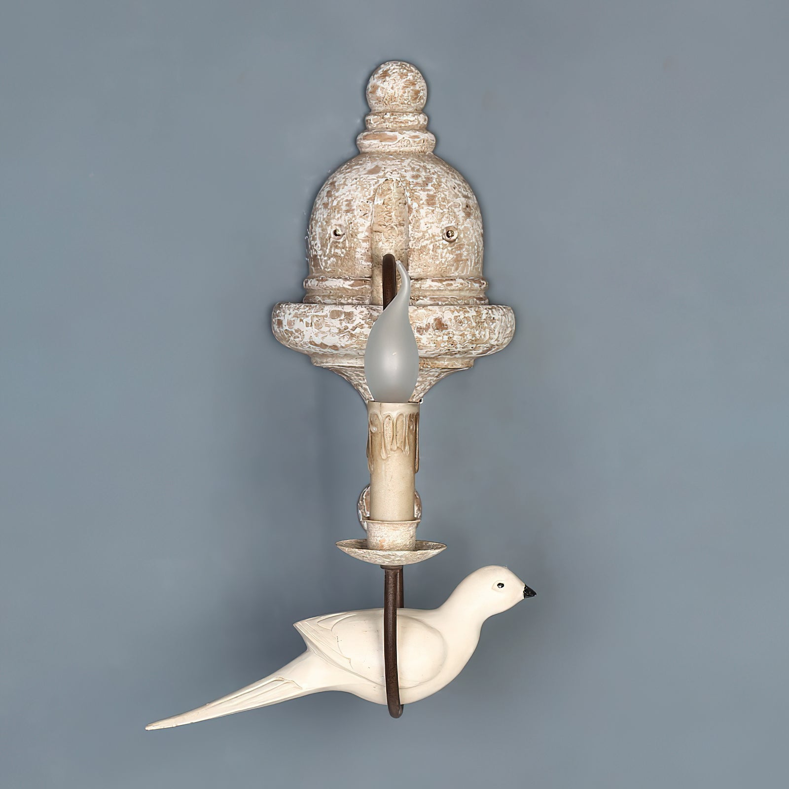 Syraean Vintage Retro Vogel Holz Wandleuchte-Letslighting