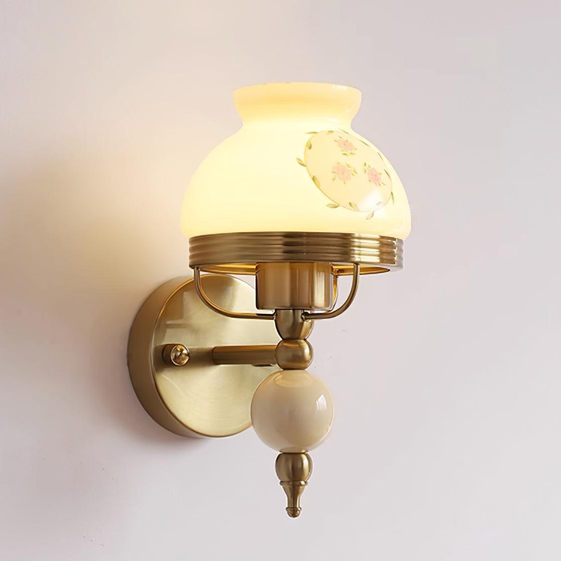 Wren Moderne Wandleuchte aus Glas und Metall-Letslighting