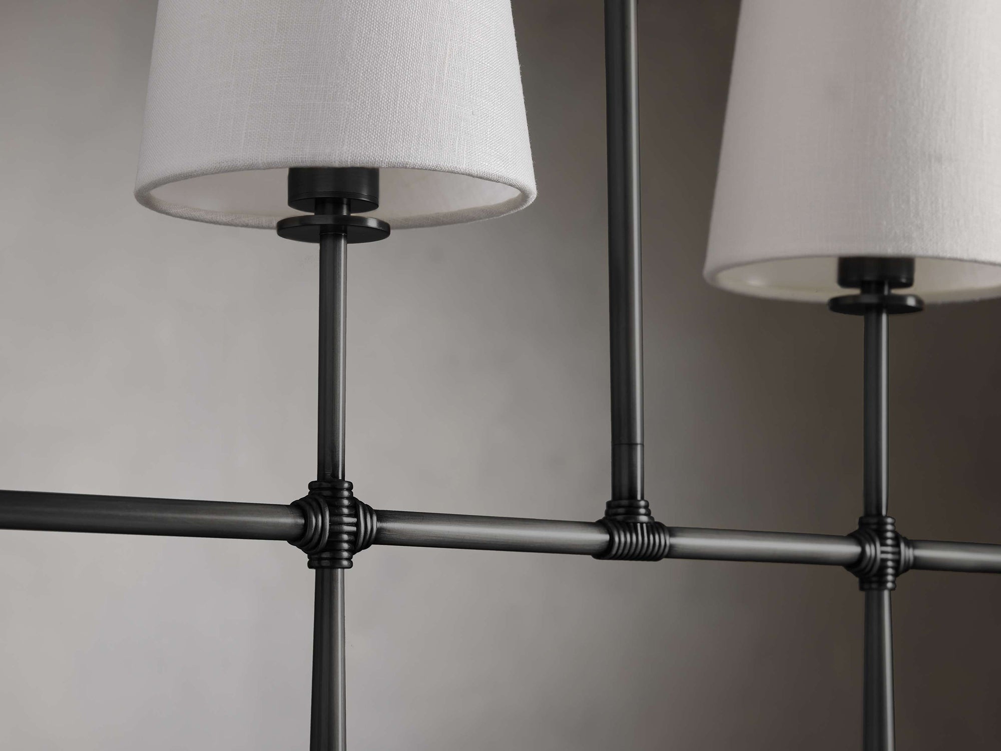 Eurvinen Stoff Vintage Linear Kronleuchter-Letslighting