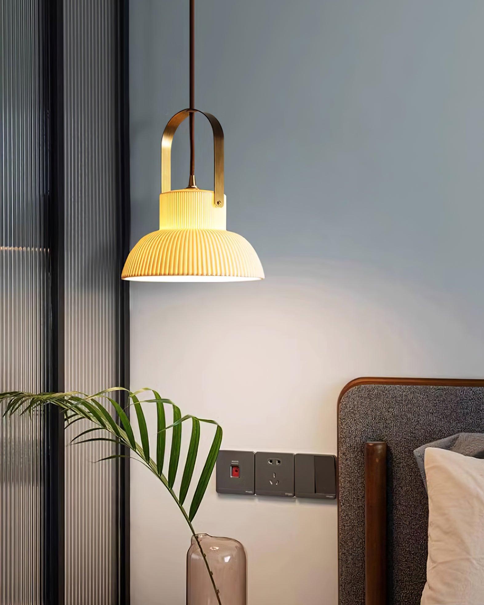 York Keramik-Messing-Pendelleuchte-Letslighting