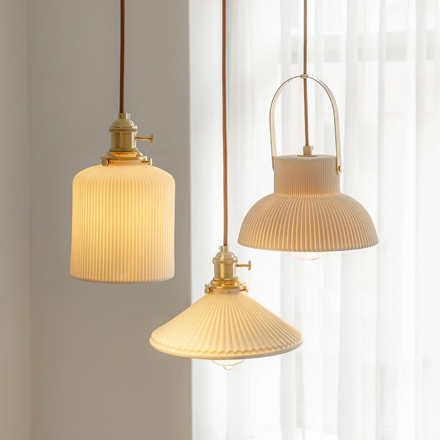 York Keramik-Messing-Pendelleuchte-Letslighting