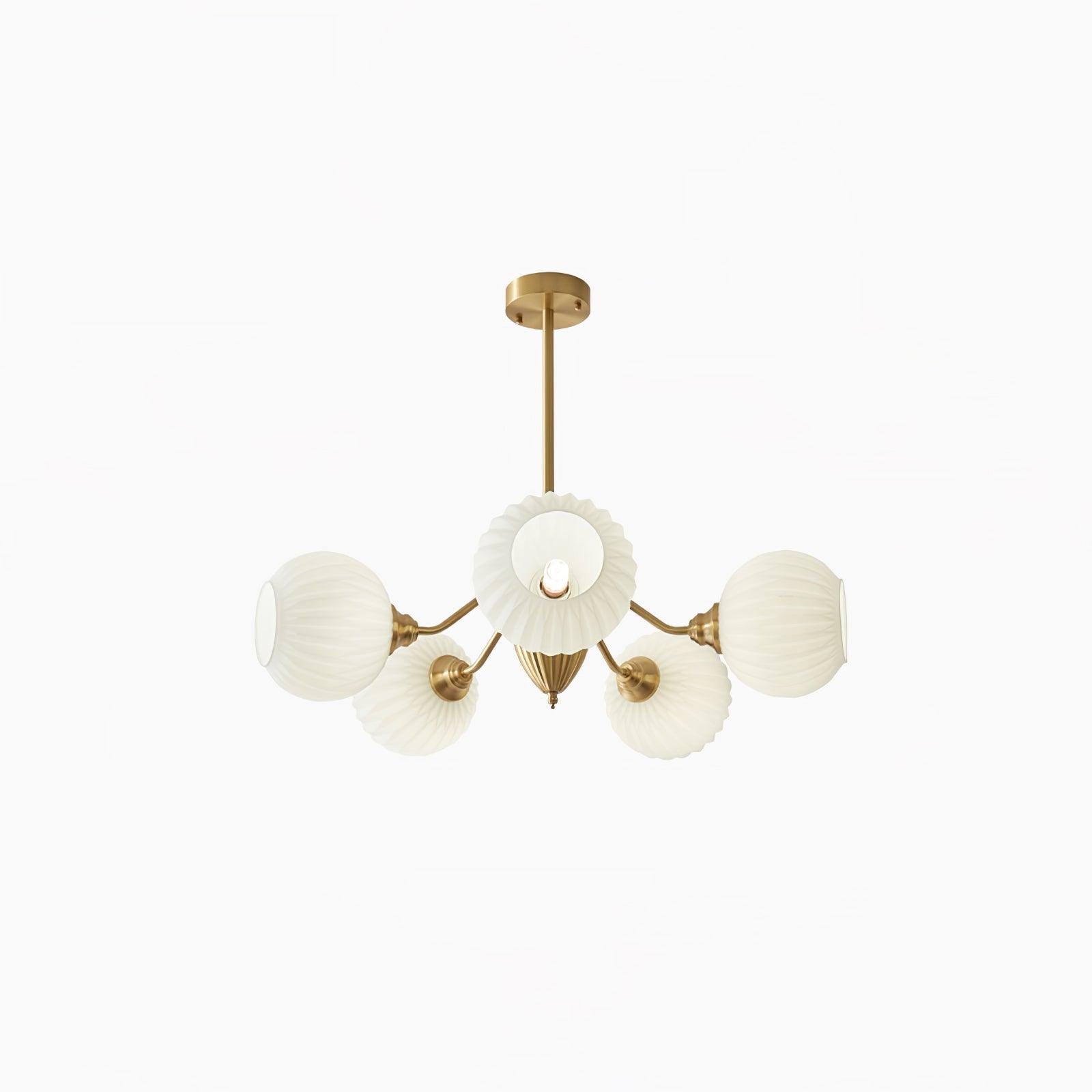 Zanora Vintage Kronleuchter aus Messing-Letslighting