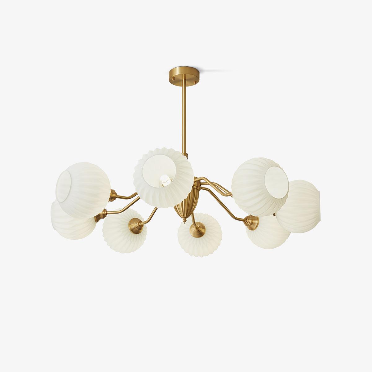 Zanora Vintage Kronleuchter aus Messing-Letslighting