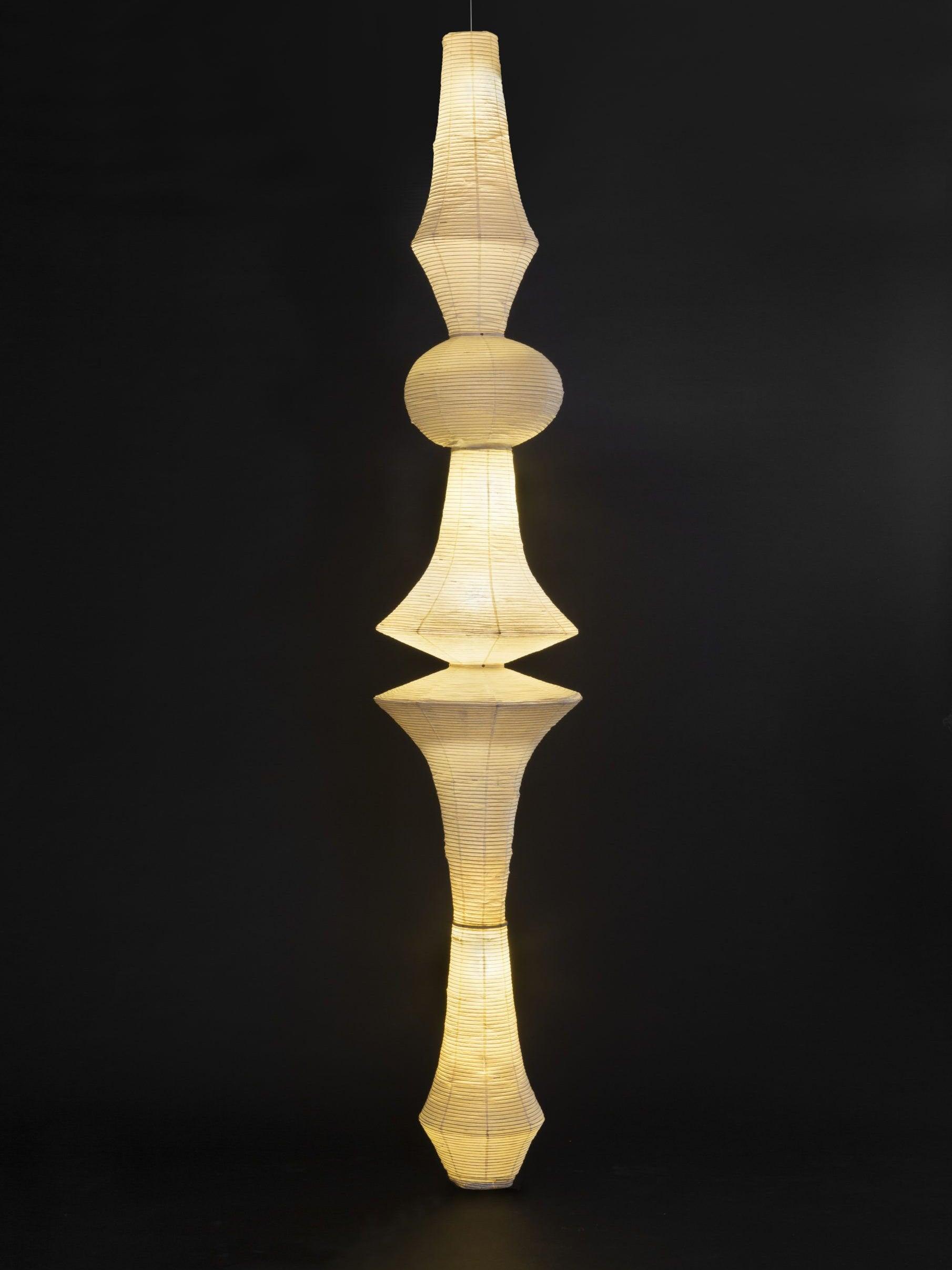 Washi Paper E Pendant Light - Blowlighting