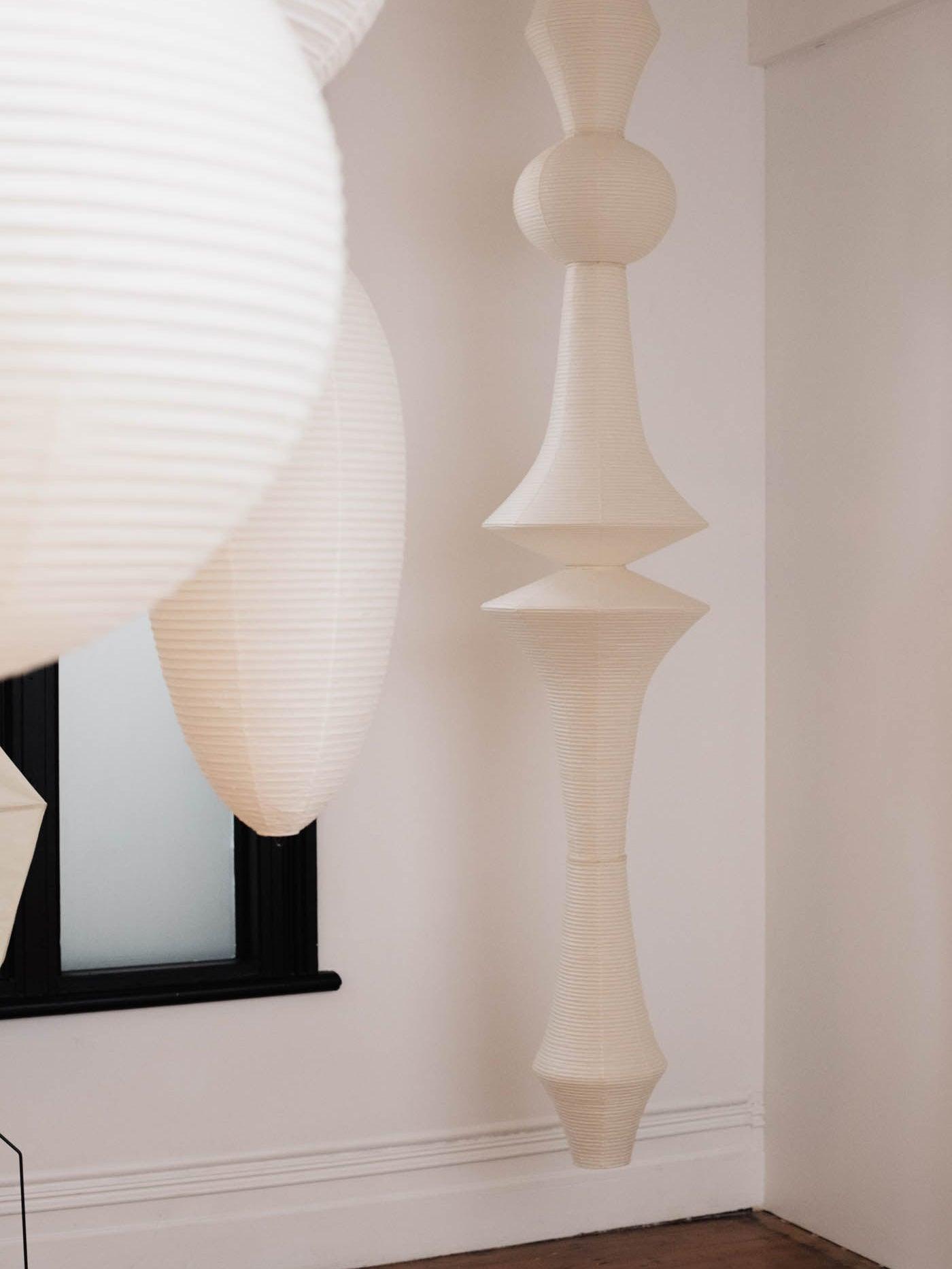 Washi Paper E Pendant Light - Blowlighting