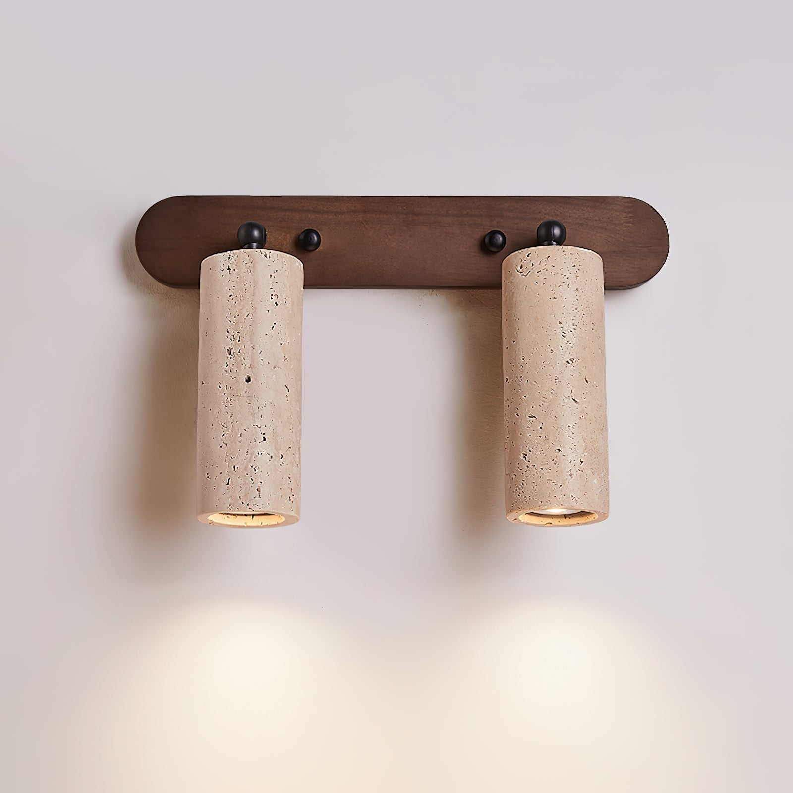 Solaro Wall Lamp Spotlight Travertine - Letslighting