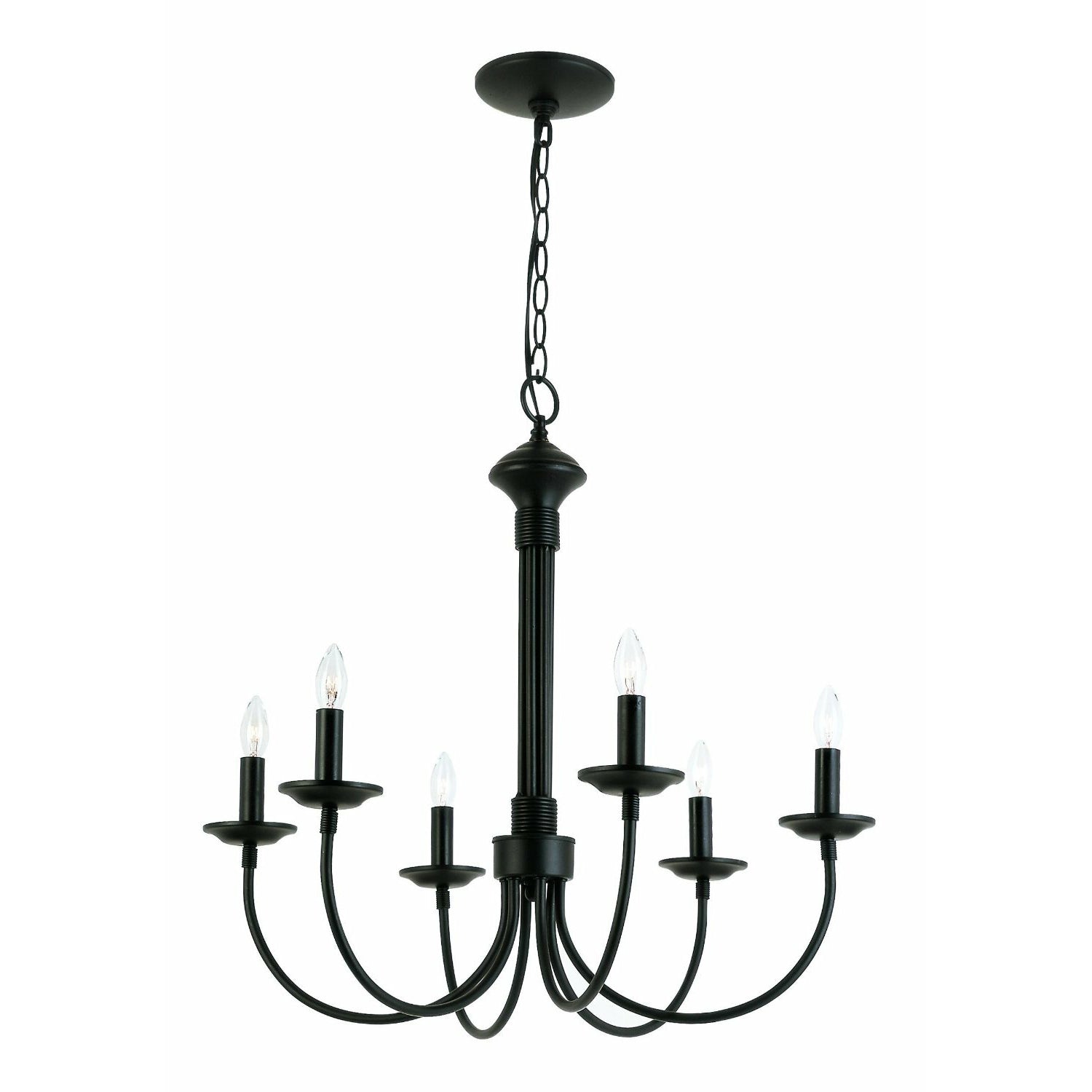 Vecarisra Vintage Industrial Metal Chandelier - Letslighting