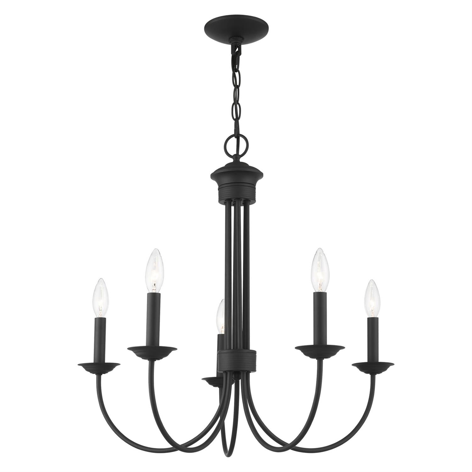 Vecarisra Vintage Industrial Metal Chandelier - Letslighting
