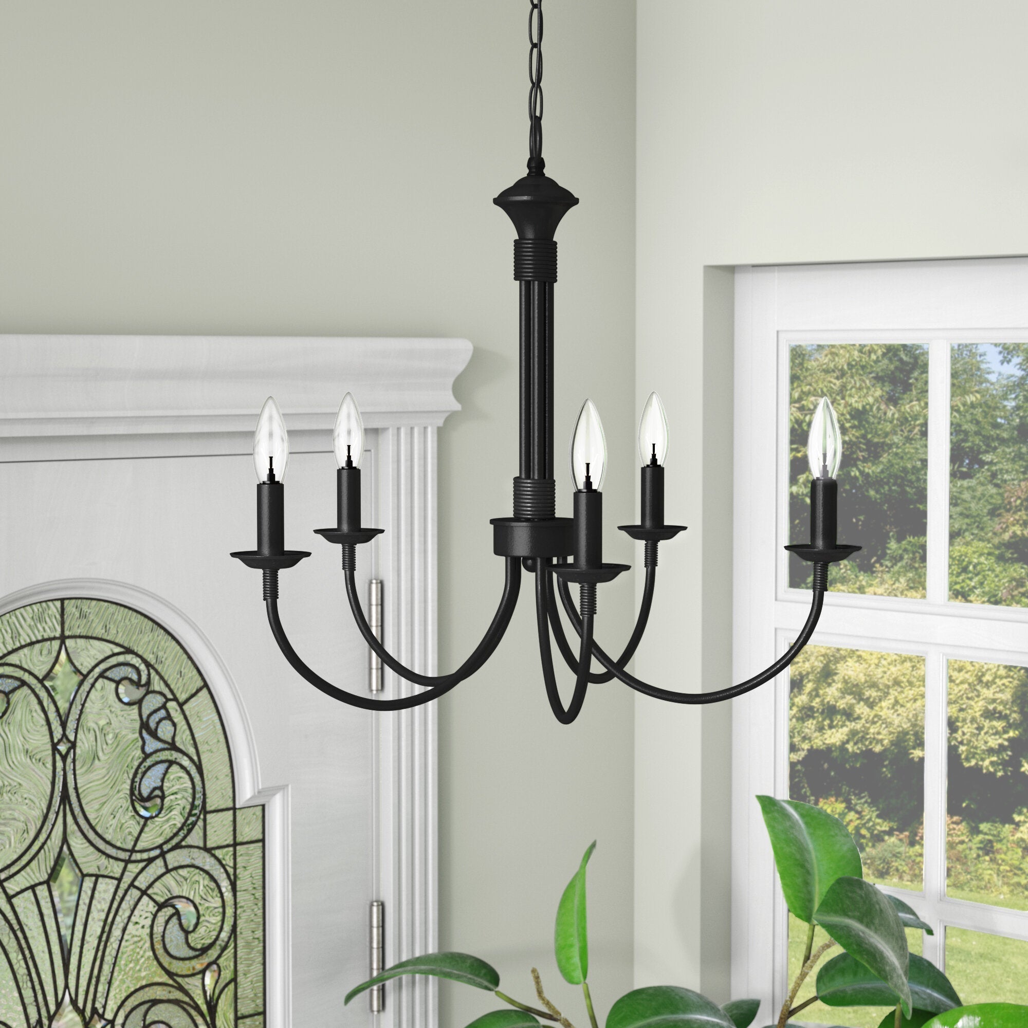Vecarisra Vintage Industrial Metal Chandelier - Letslighting