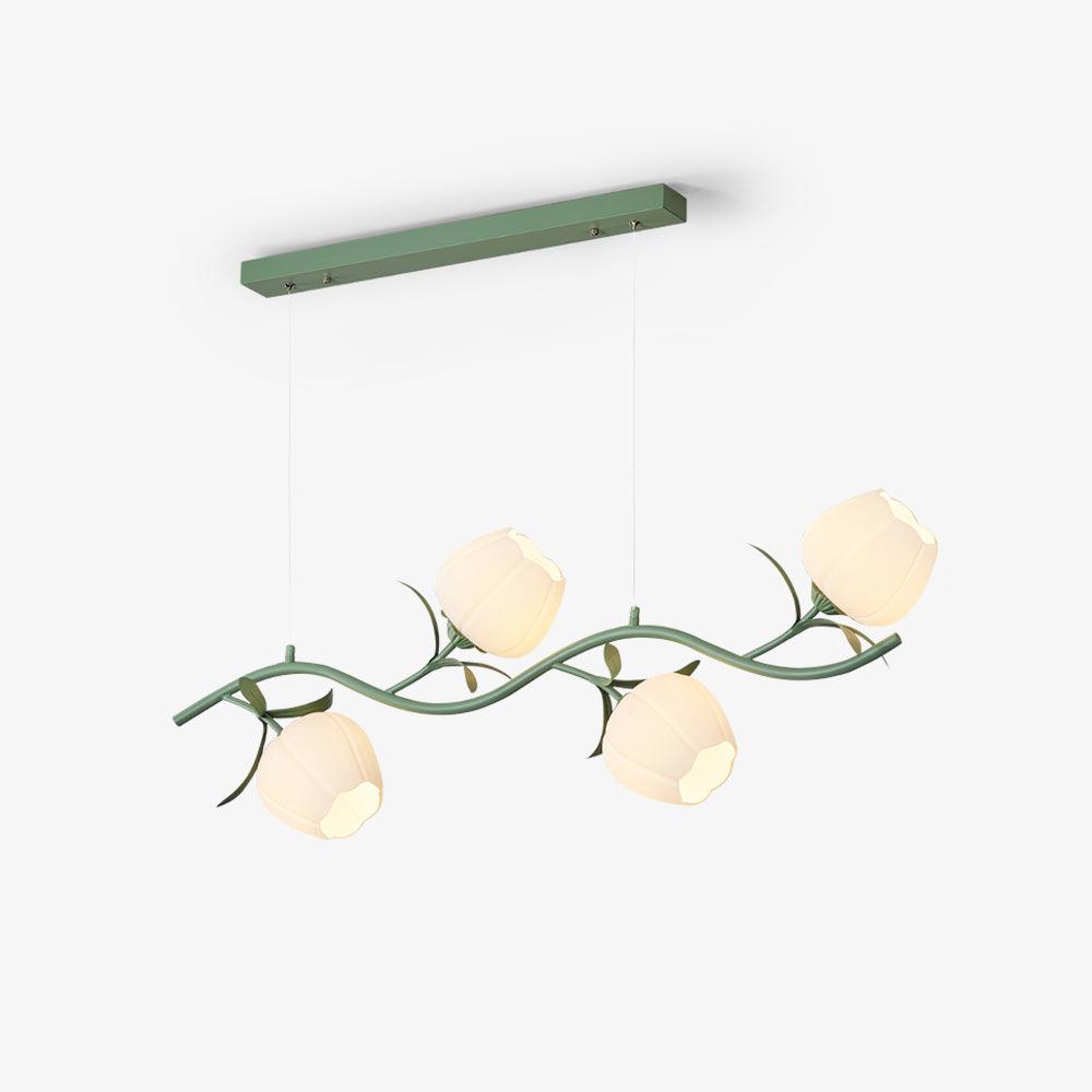 Lustra Eleganter Kronleuchter Blumen-Glas-Letslighting