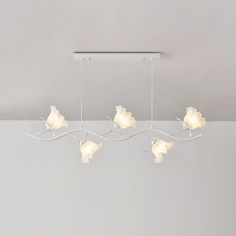 Lustra Eleganter Kronleuchter Blumen-Glas-Letslighting