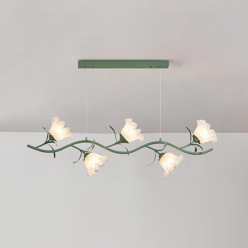 Lustra Eleganter Kronleuchter Blumen-Glas-Letslighting