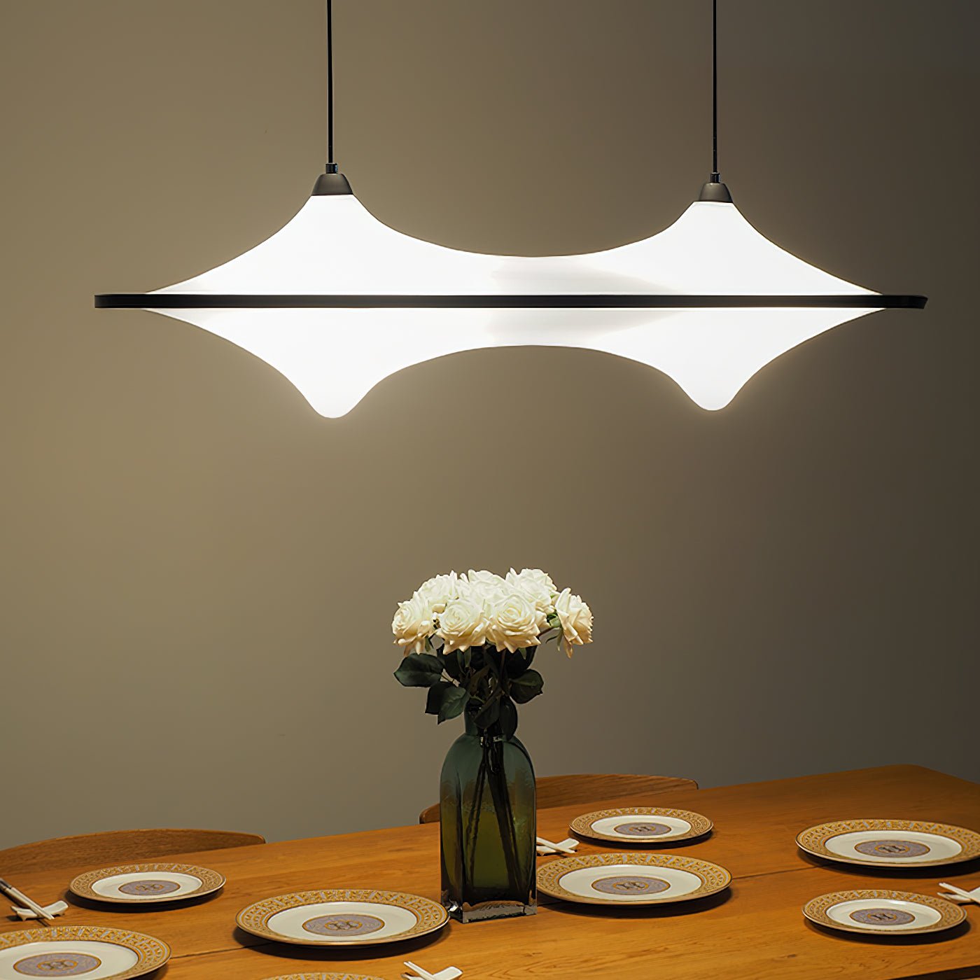 Nebulux Minimalistische Pendelleuchte aus Metall-Letslighting