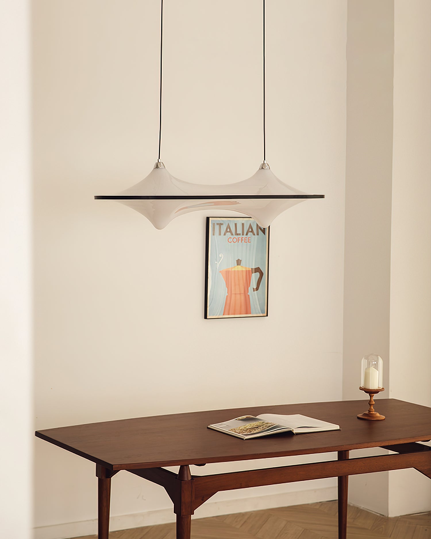 Nebulux Minimalistische Pendelleuchte aus Metall-Letslighting