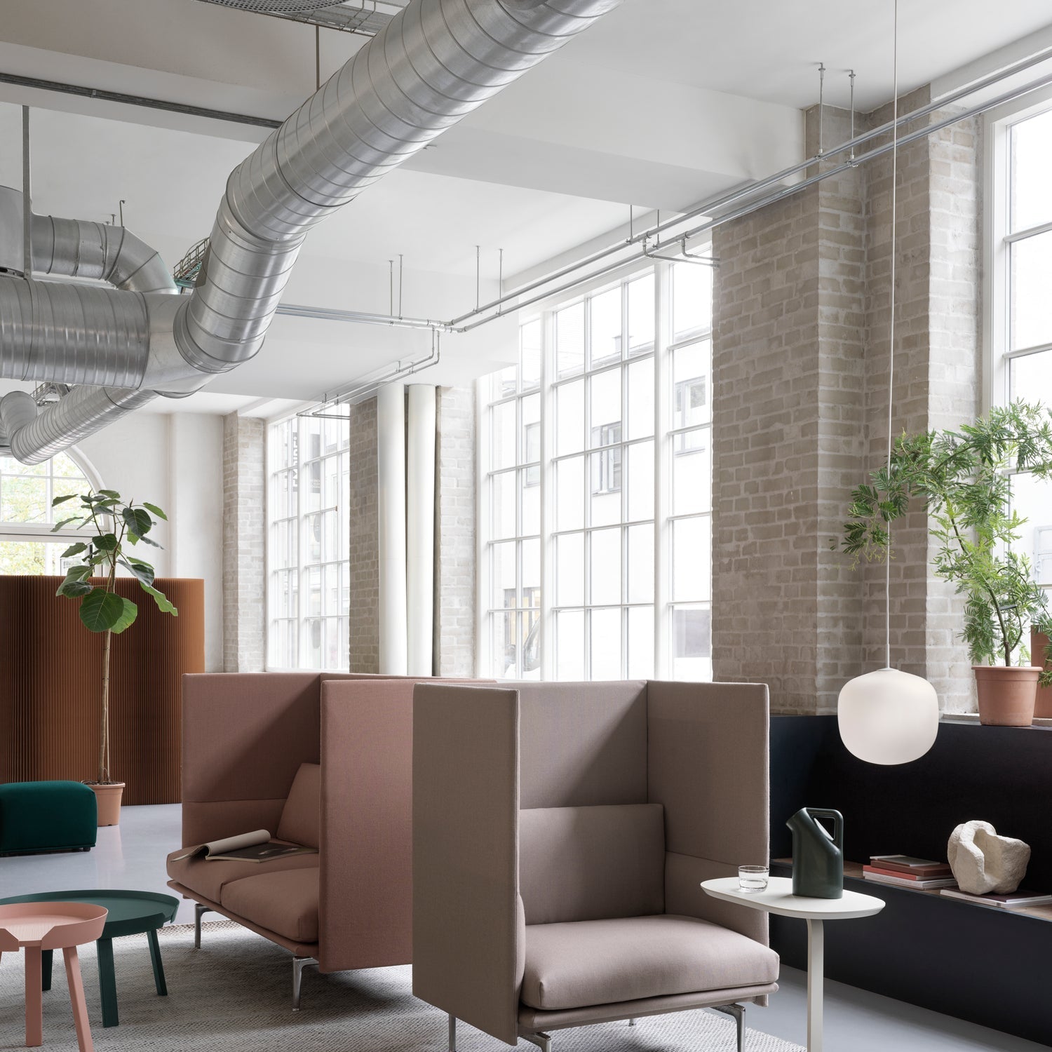 Valentina  Pendant Lamp Semi-transparent Glass