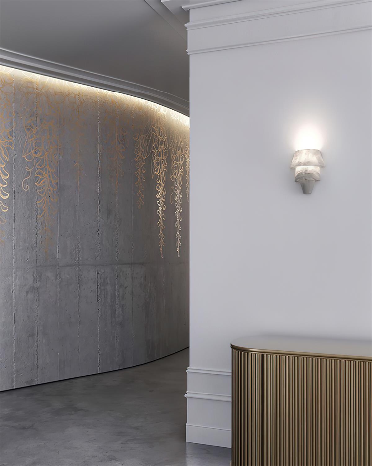 Elyon Elegant White Alabaster Wall Lamp - Letslighting