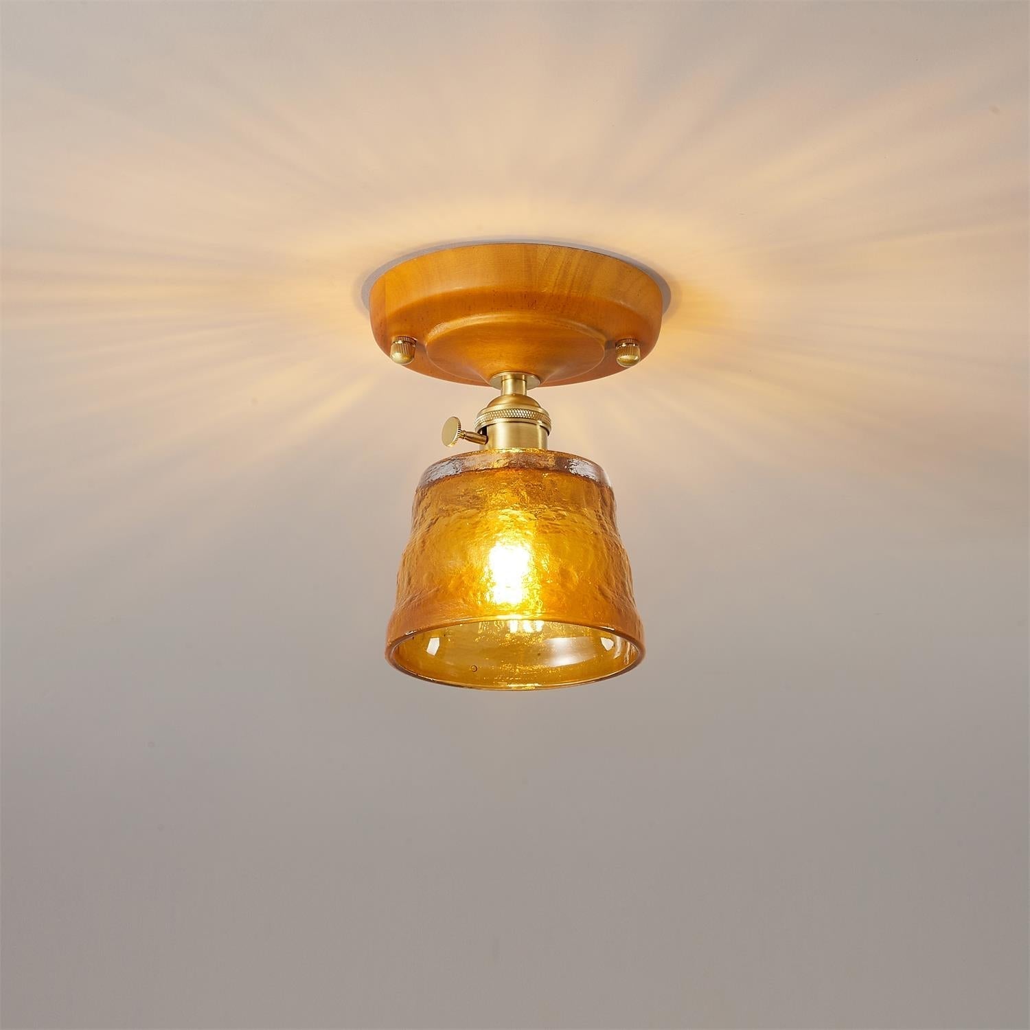 Elano Glas Deckenleuchte-Letslighting