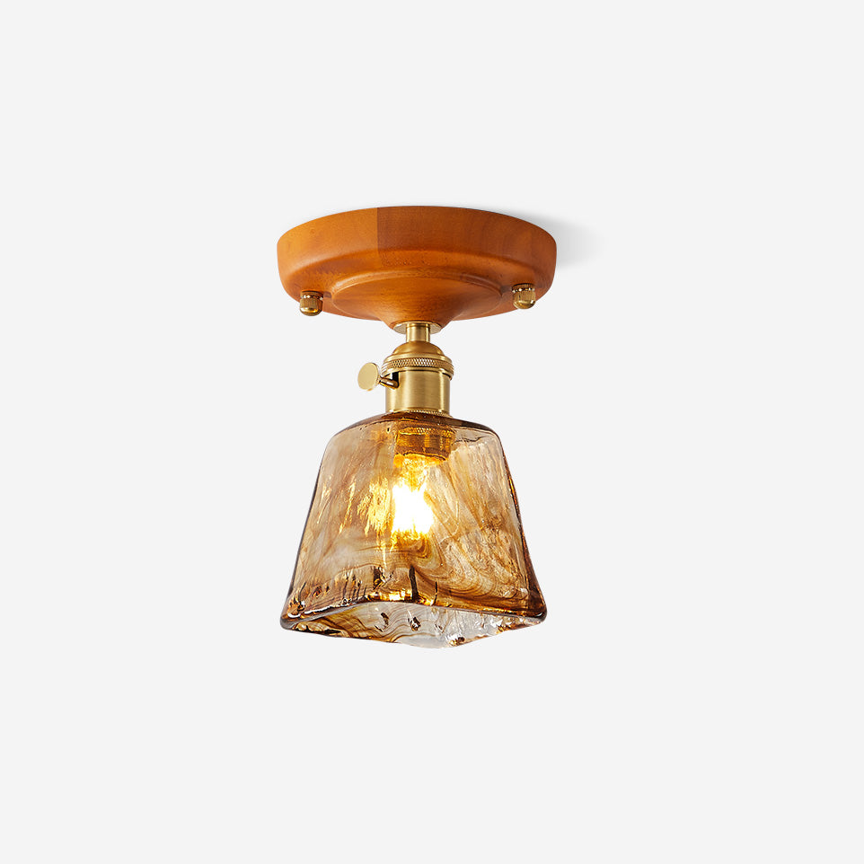 Elano Glas Deckenleuchte-Letslighting