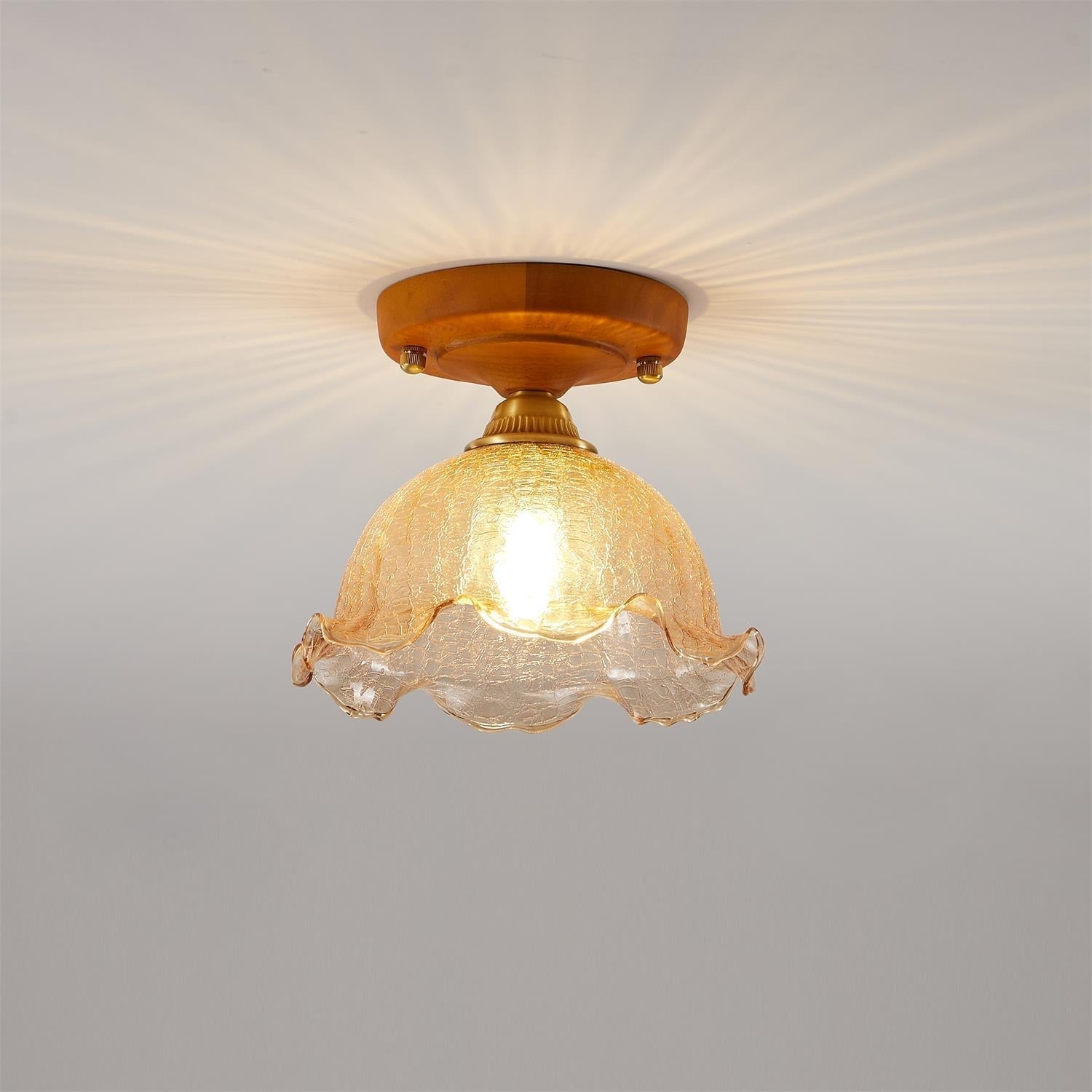 Elano Glas Deckenleuchte-Letslighting