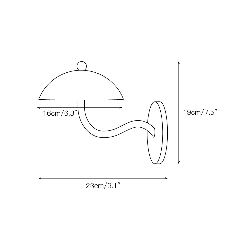 Errina Modern Minimalistisch Welle Wandleuchte-Letslighting