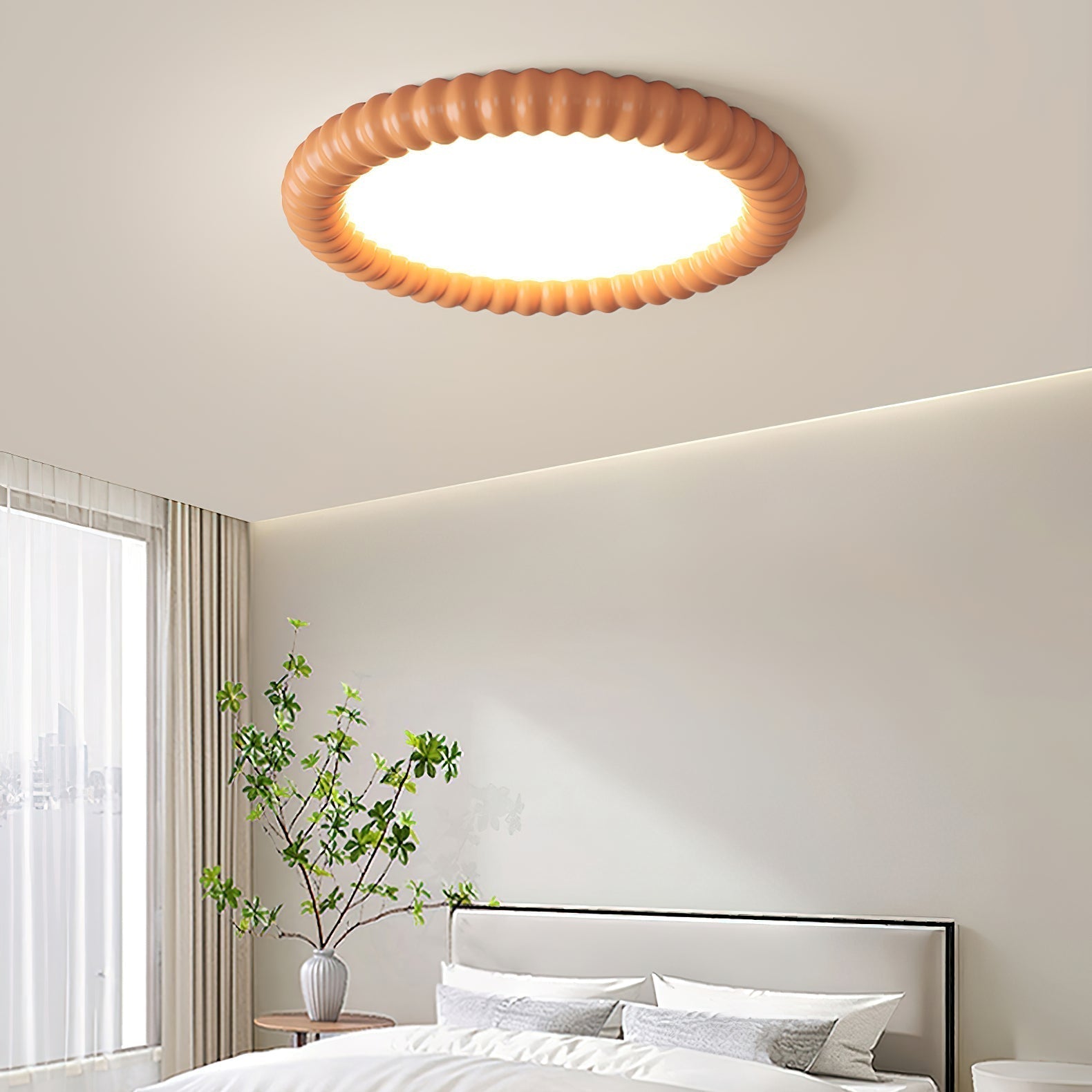 Ulire Nordische Deckenleuchte Wellenförmig Resin-Letslighting