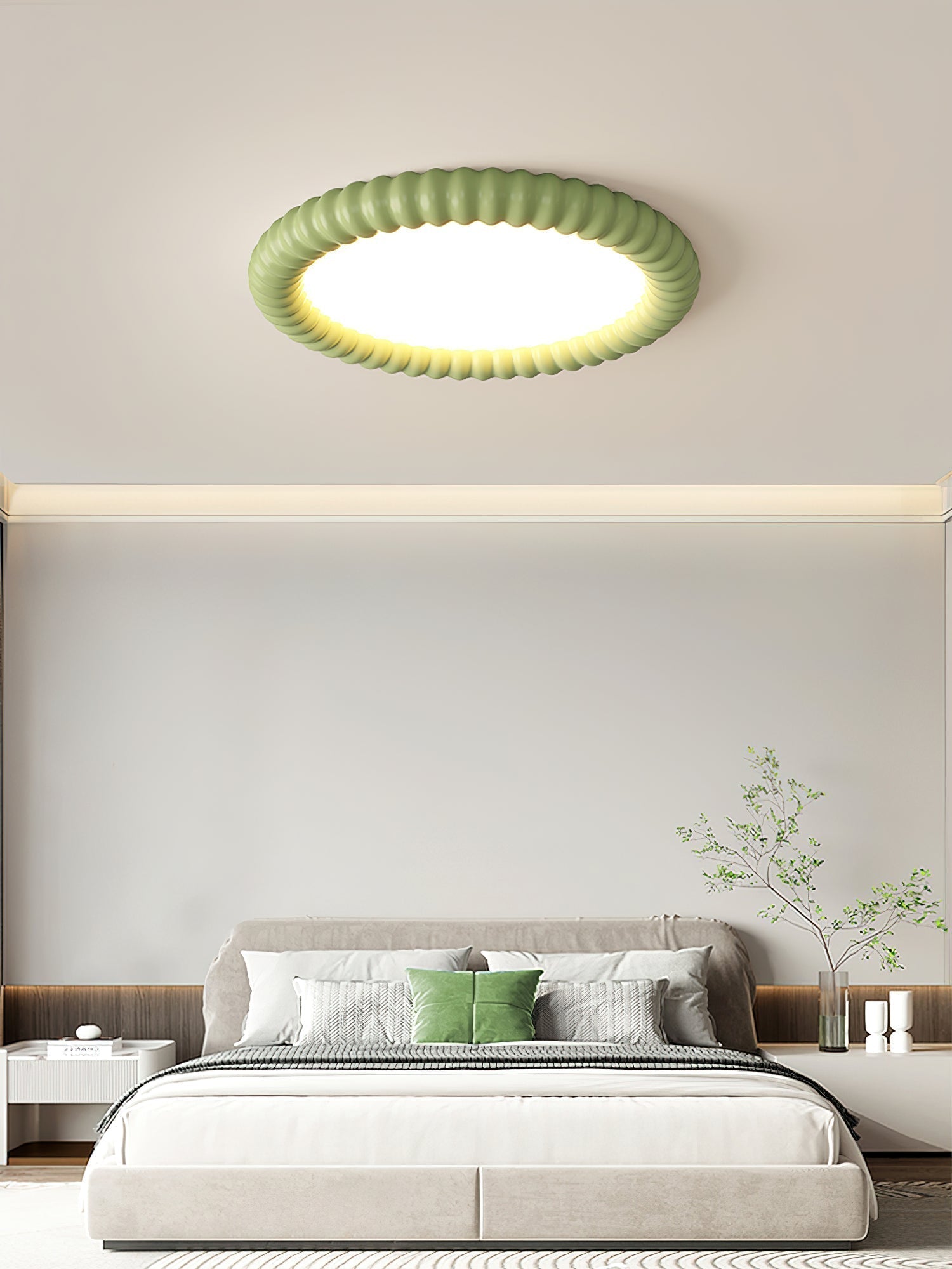 Ulire Nordische Deckenleuchte Wellenförmig Resin-Letslighting