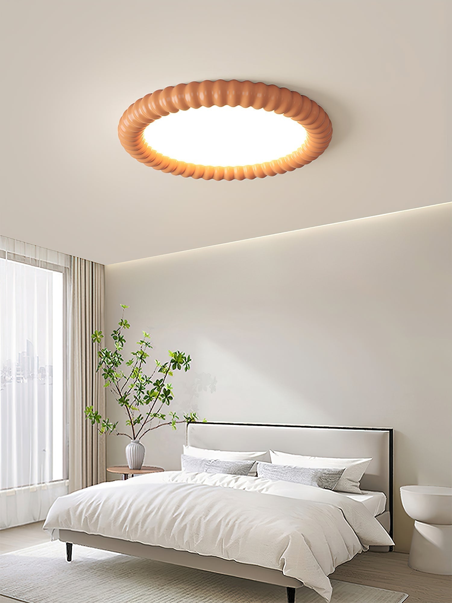 Ulire Nordische Deckenleuchte Wellenförmig Resin-Letslighting