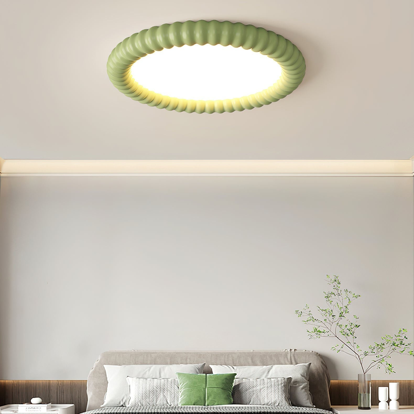 Ulire Nordische Deckenleuchte Wellenförmig Resin-Letslighting