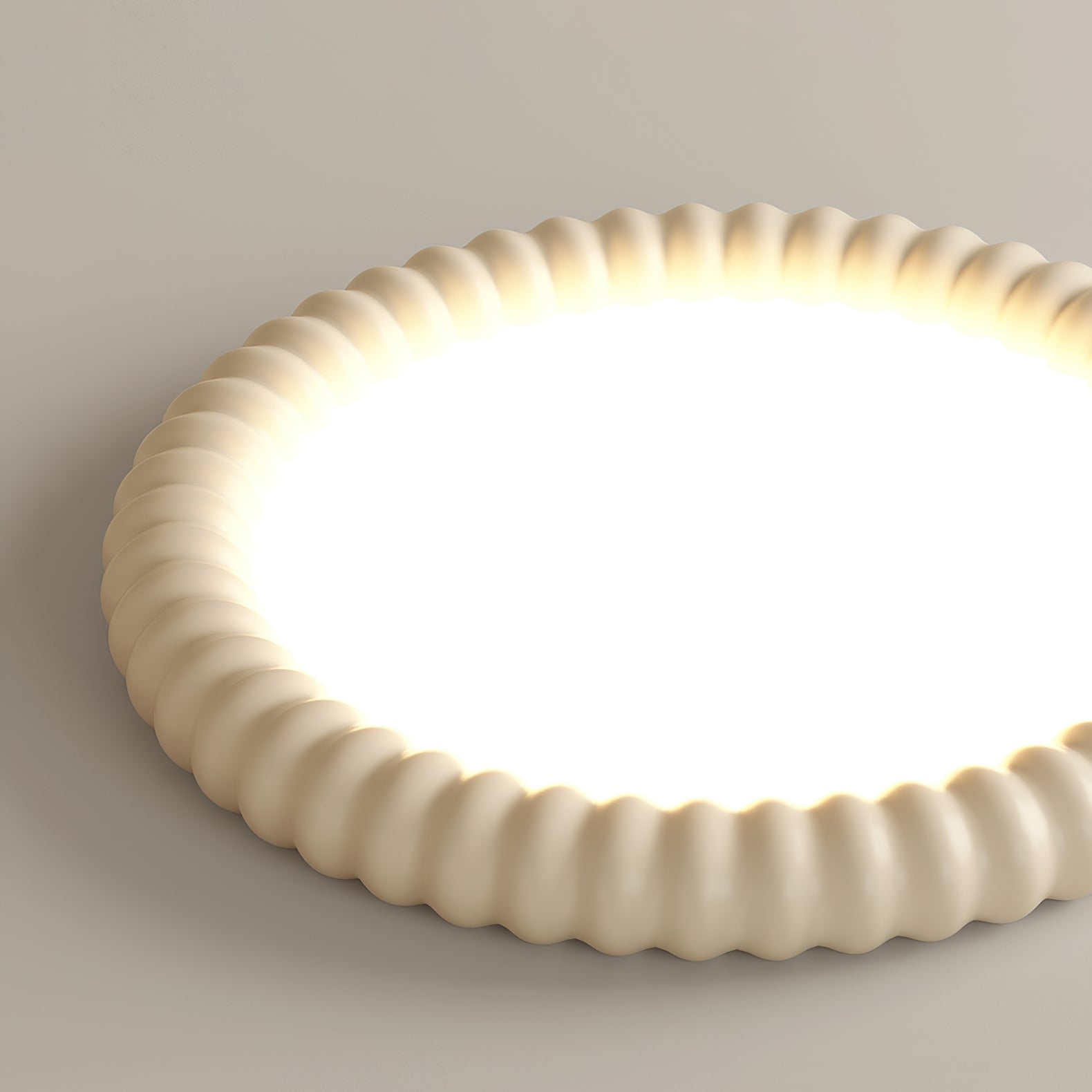 Ulire Nordische Deckenleuchte Wellenförmig Resin-Letslighting