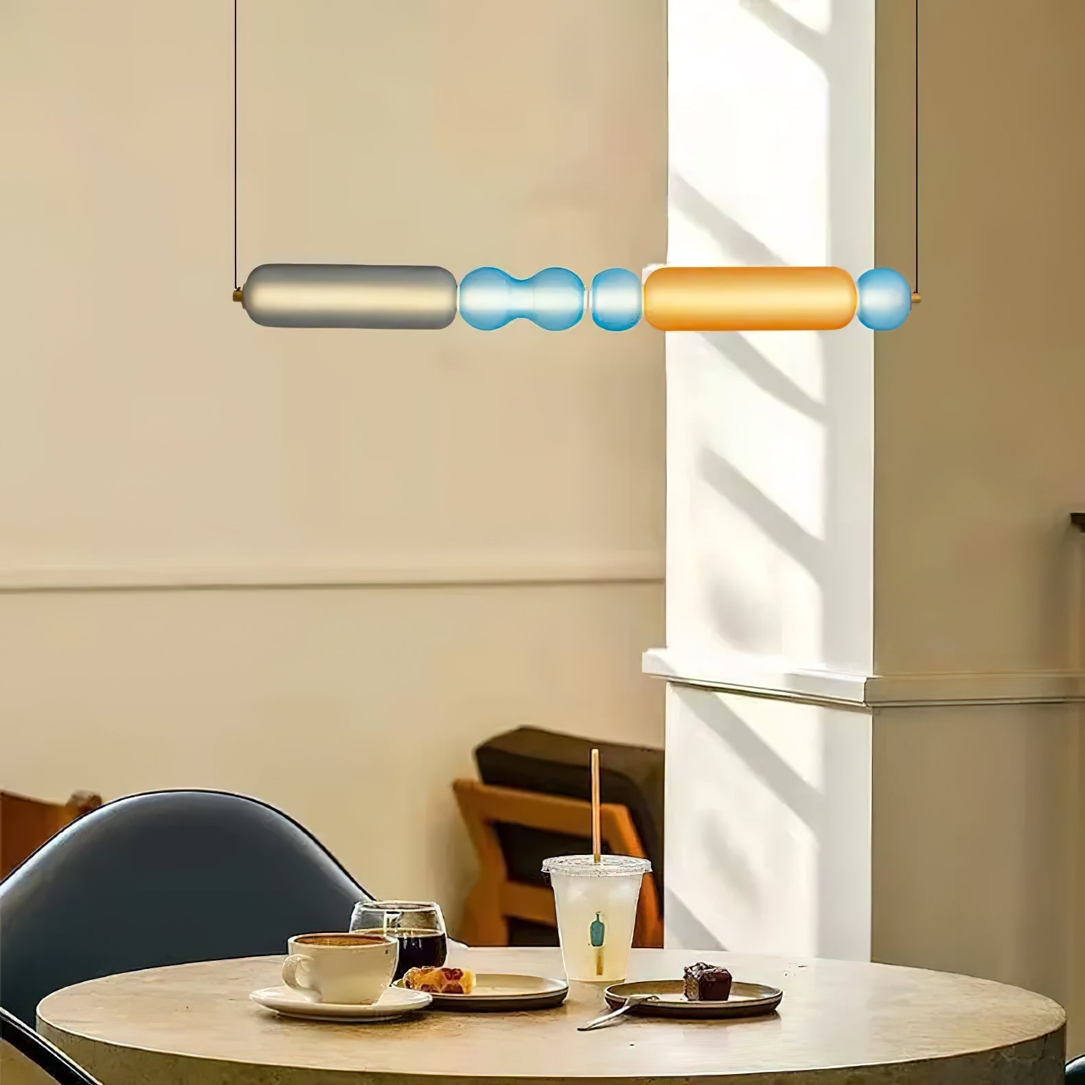 Lustra Pendelleuchte Farbiges Glas Modern-Letslighting