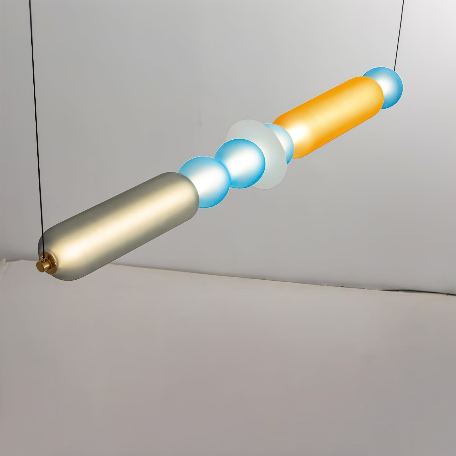Lustra Pendelleuchte Farbiges Glas Modern-Letslighting