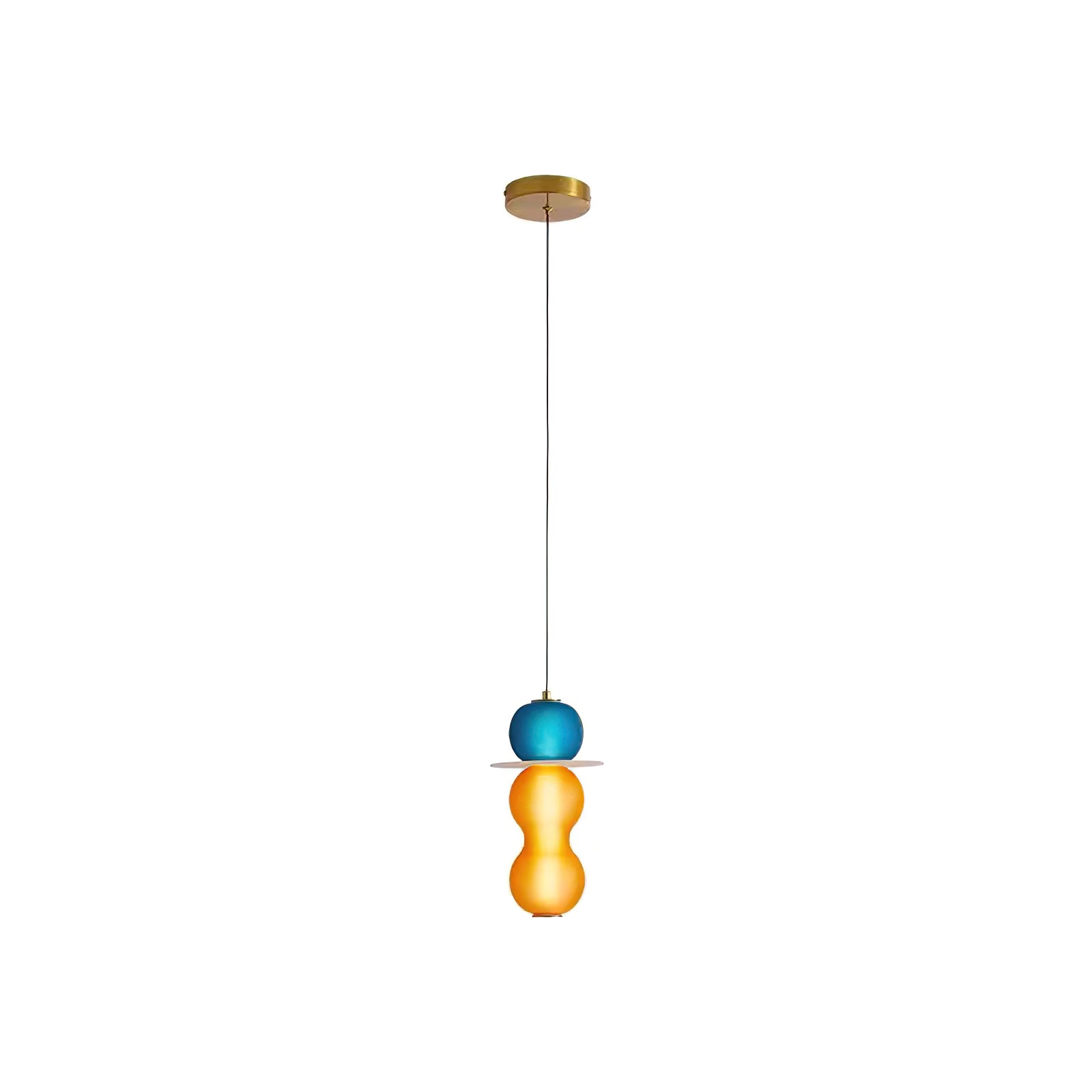Lustra Pendelleuchte Farbiges Glas Modern-Letslighting