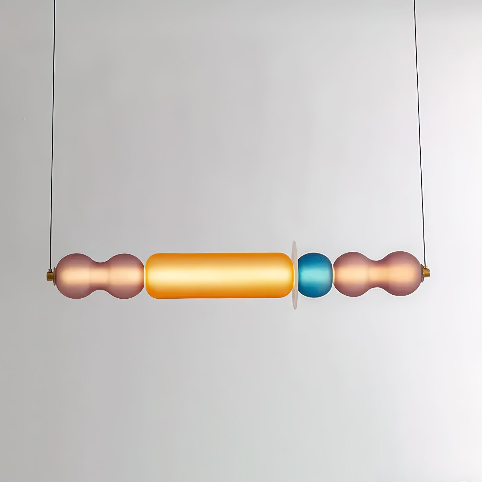 Lustra Pendelleuchte Farbiges Glas Modern-Letslighting