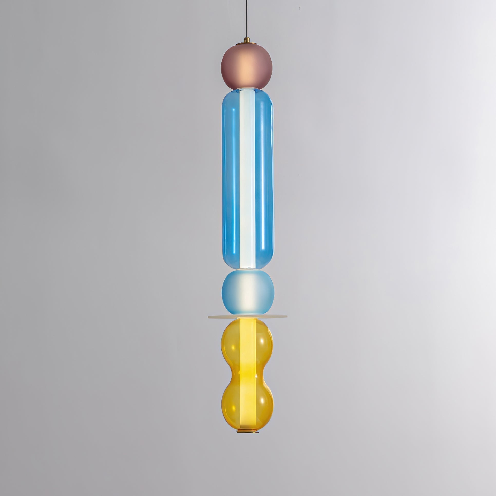 Lustra Pendelleuchte Farbiges Glas Modern-Letslighting