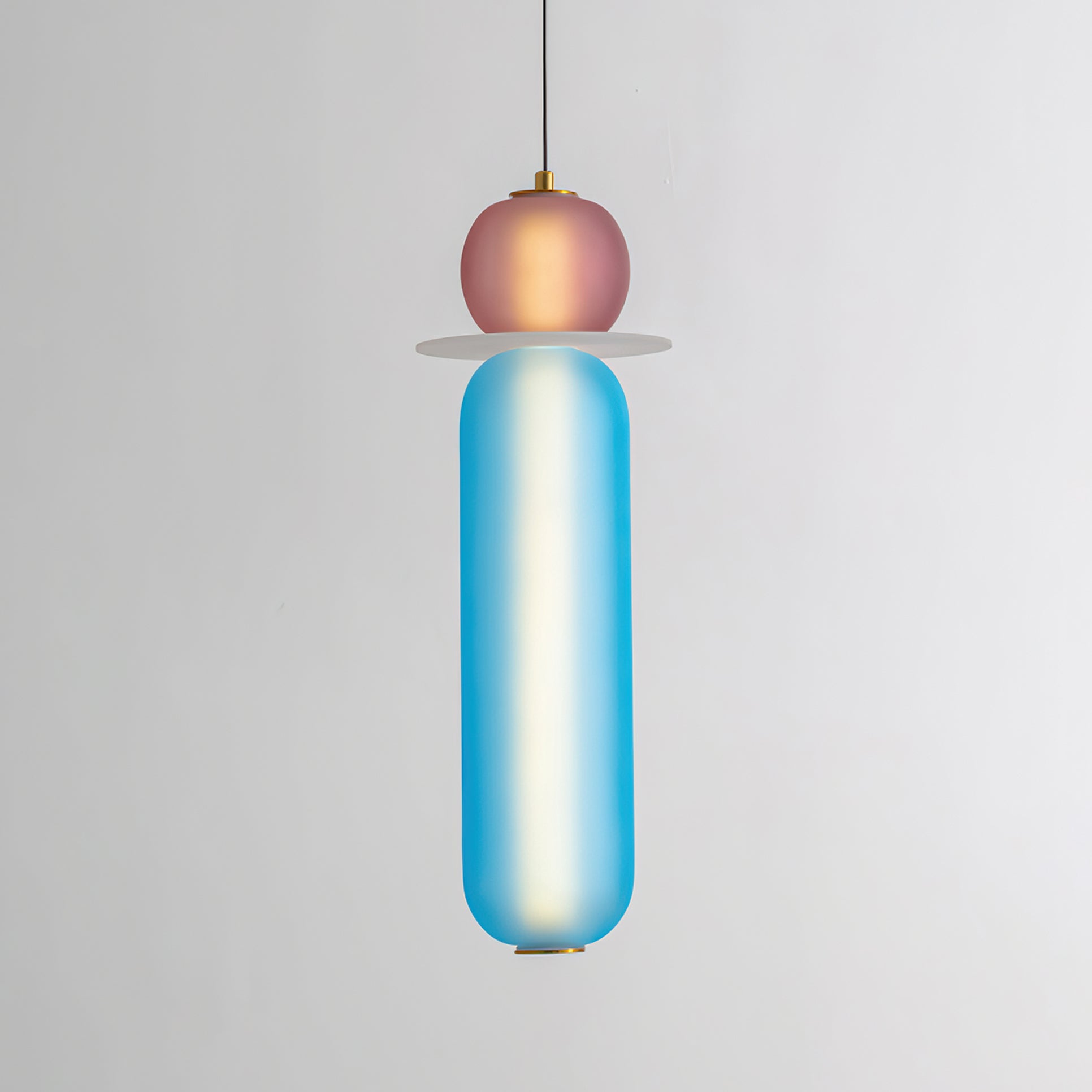 Lustra Pendelleuchte Farbiges Glas Modern-Letslighting
