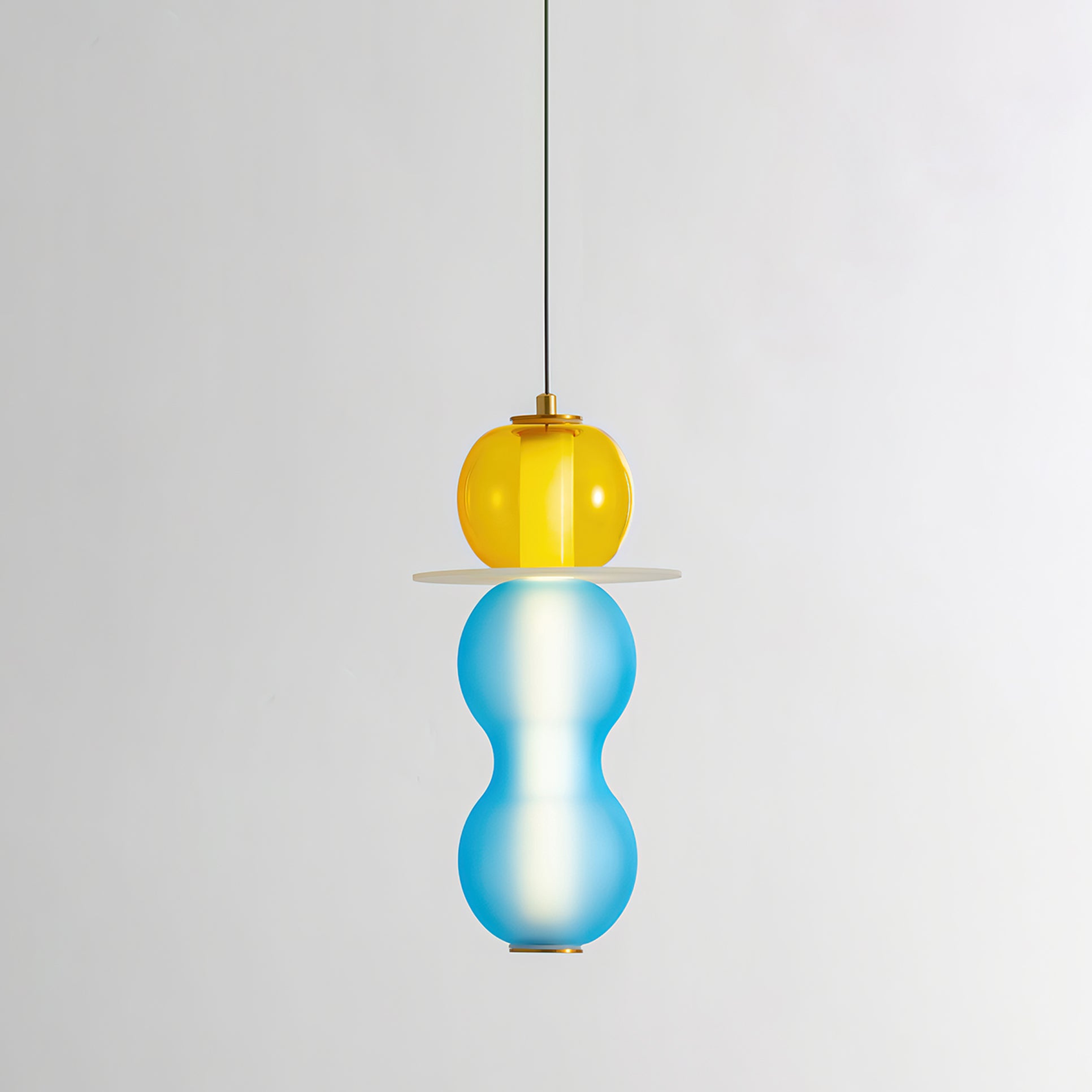 Lustra Pendelleuchte Farbiges Glas Modern-Letslighting
