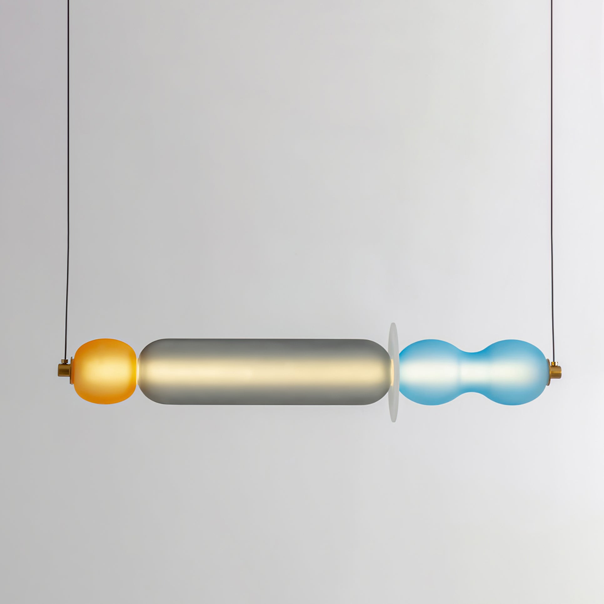 Lustra Pendelleuchte Farbiges Glas Modern-Letslighting