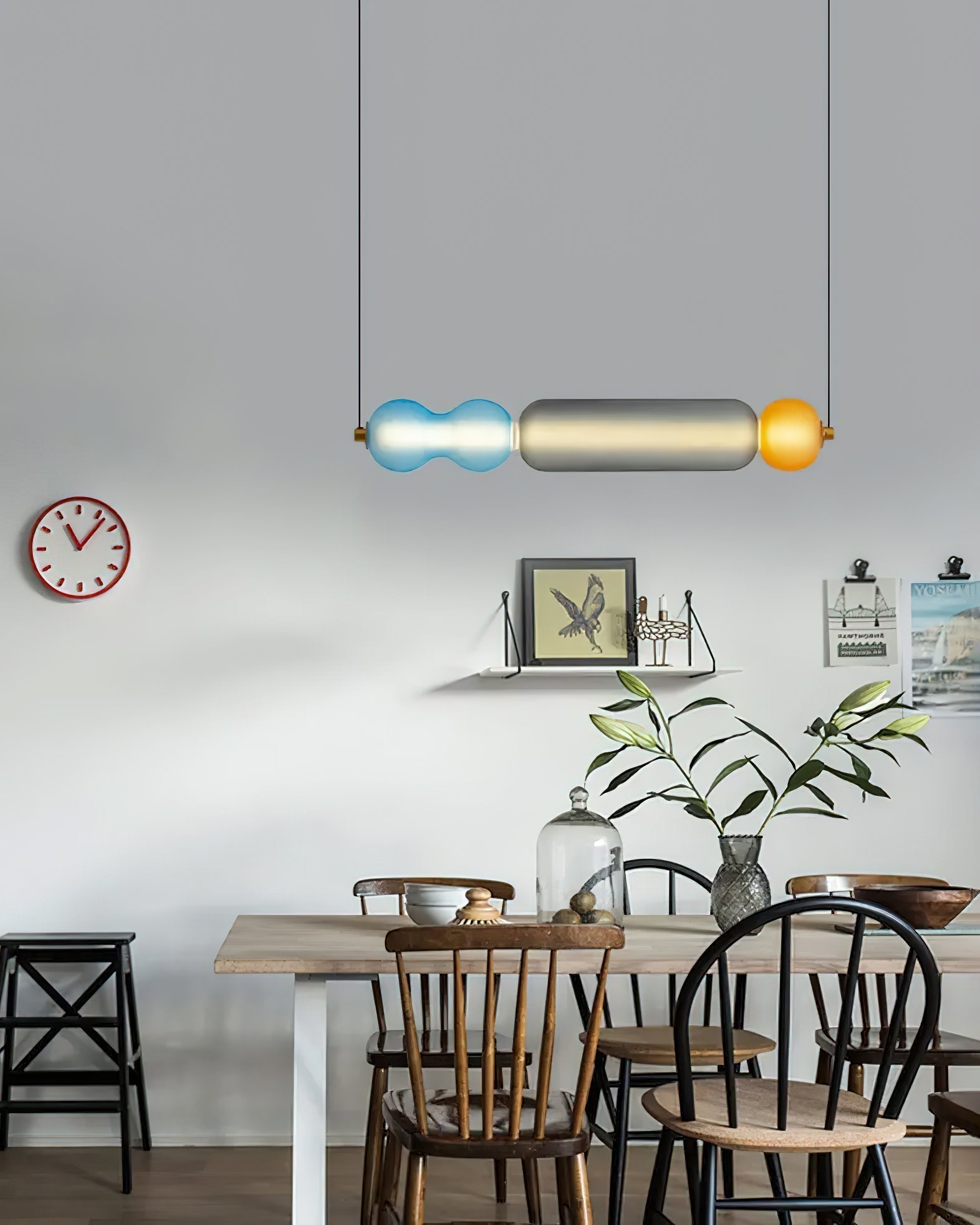 Lustra Pendelleuchte Farbiges Glas Modern-Letslighting