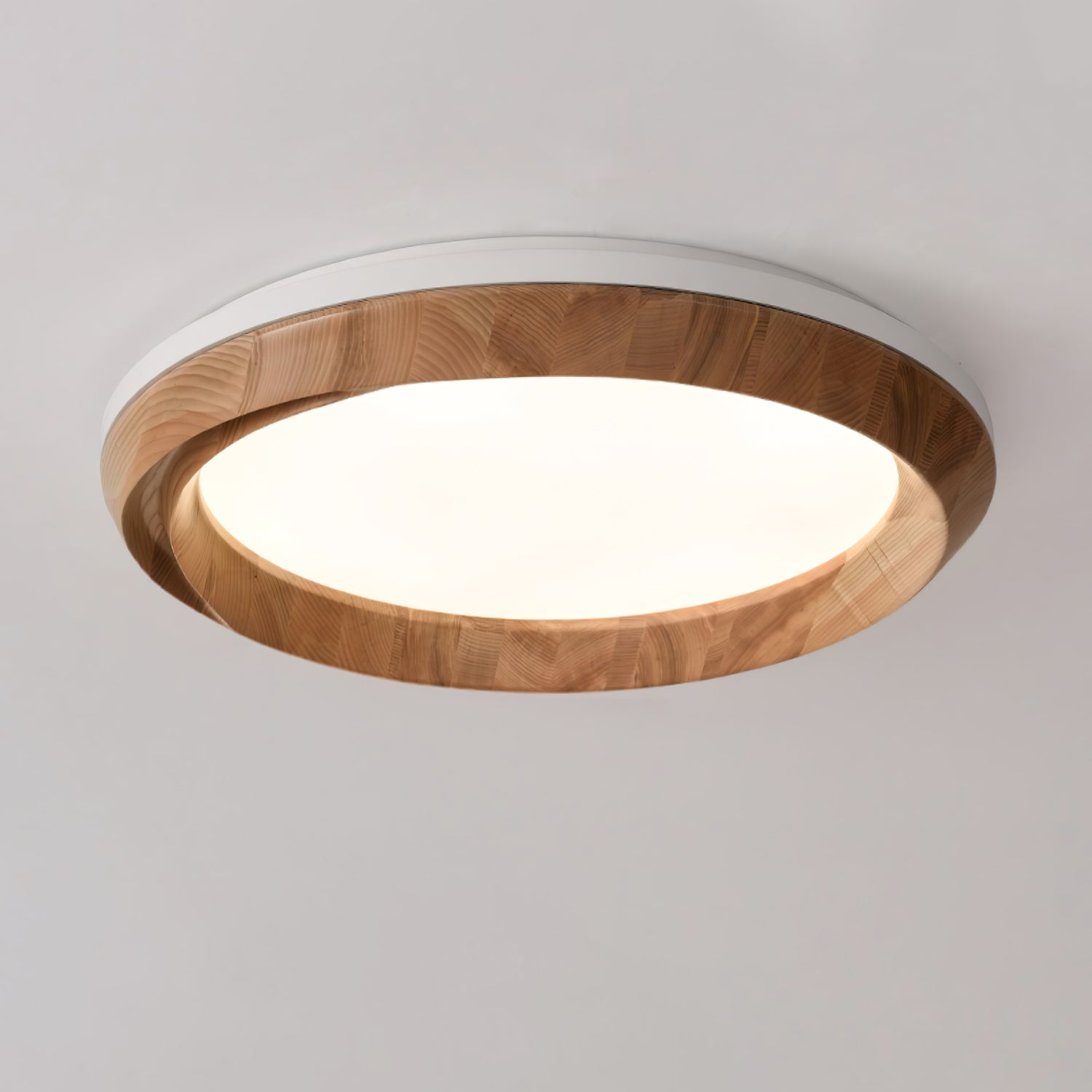 Aurdoreth Modern Minimalistisch Ripple Holz Deckenleuchte-Letslighting