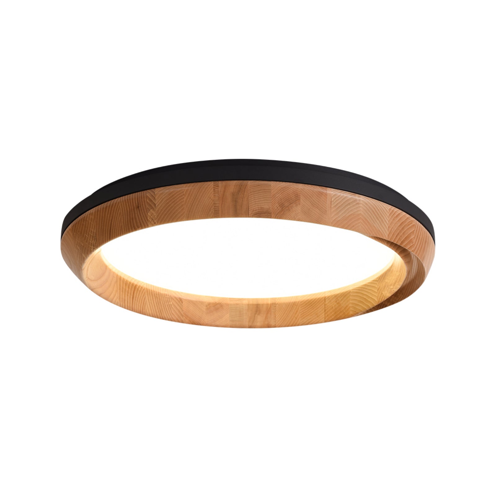 Aurdoreth Modern Minimalistisch Ripple Holz Deckenleuchte-Letslighting