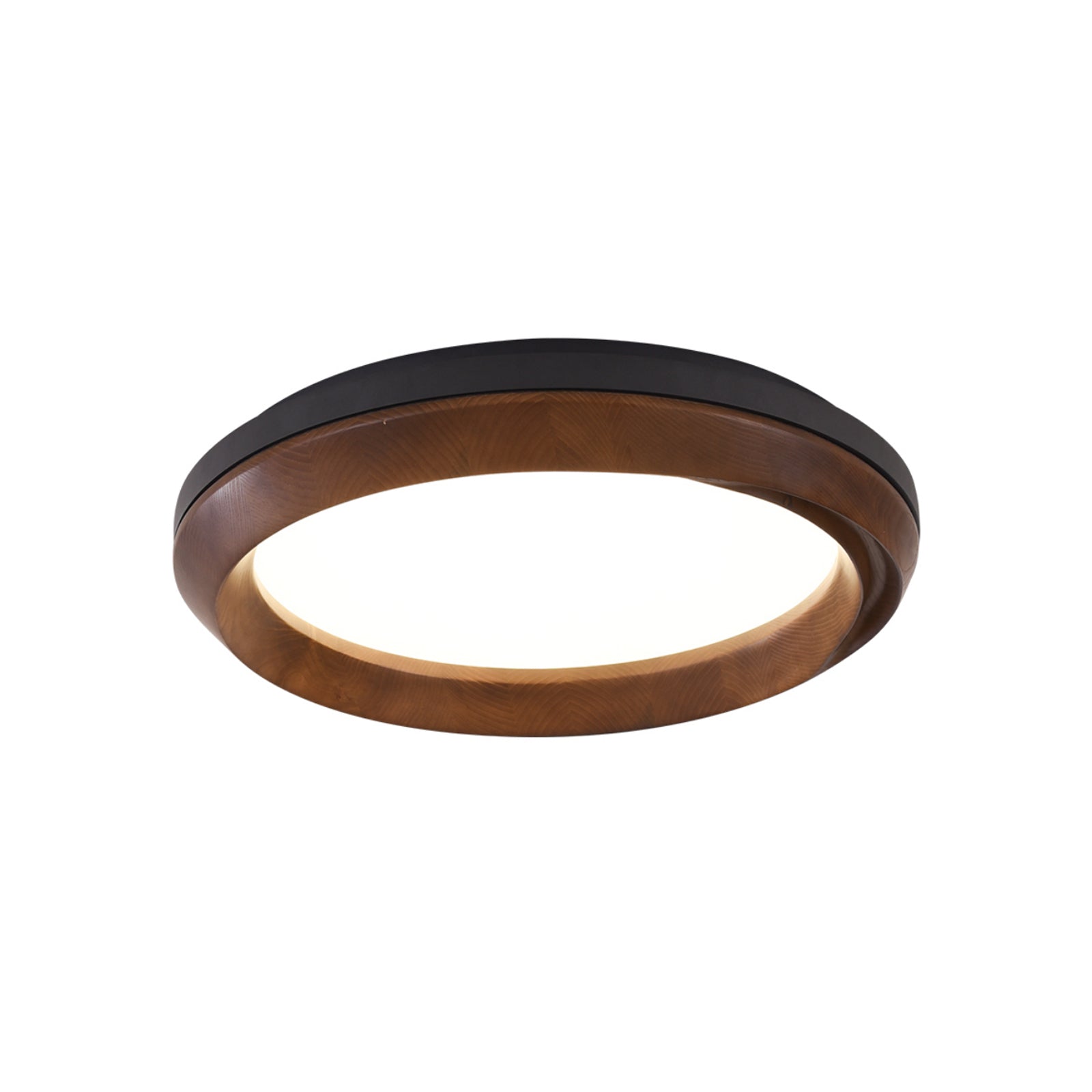 Aurdoreth Modern Minimalistisch Ripple Holz Deckenleuchte-Letslighting
