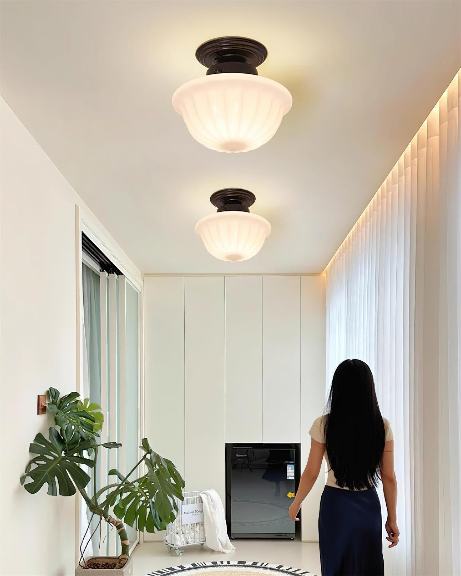 Evola Vintage Deckenleuchte aus Glas-Letslighting